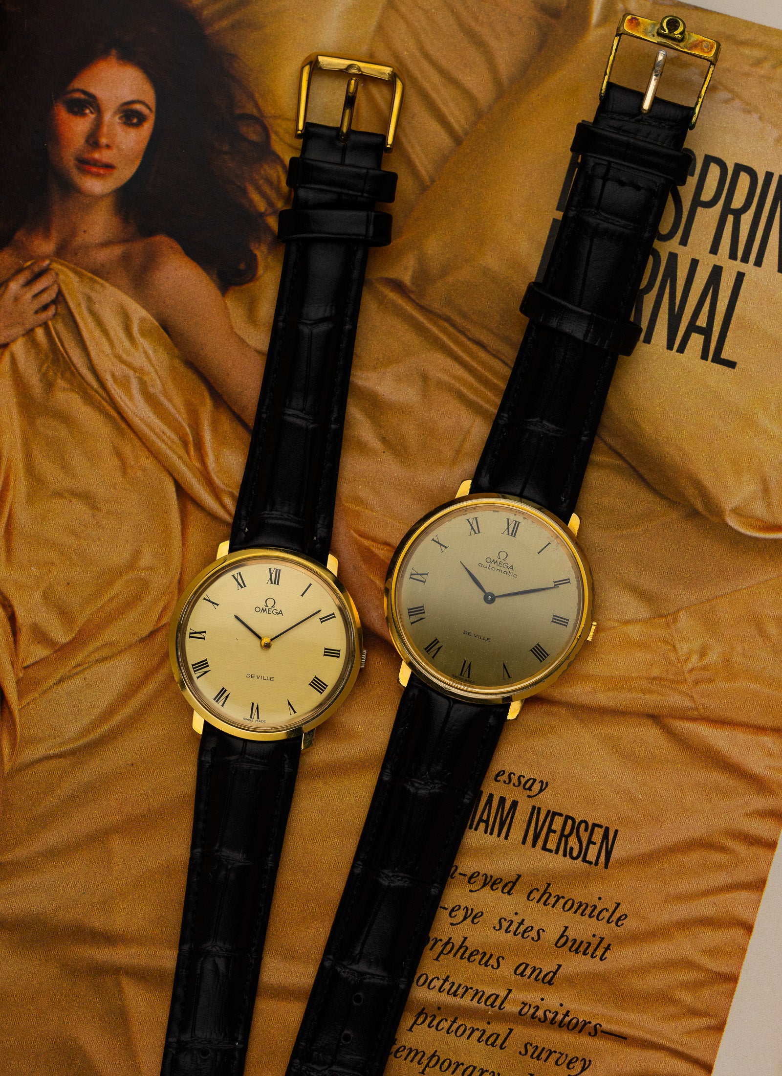 1970s Omega De Ville His & Hers 111.077/151.0039 Serviced