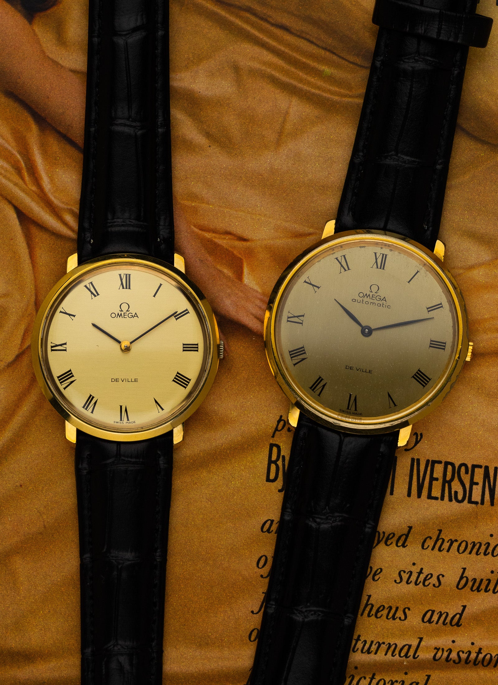 1970s Omega De Ville His & Hers 111.077/151.0039 Serviced