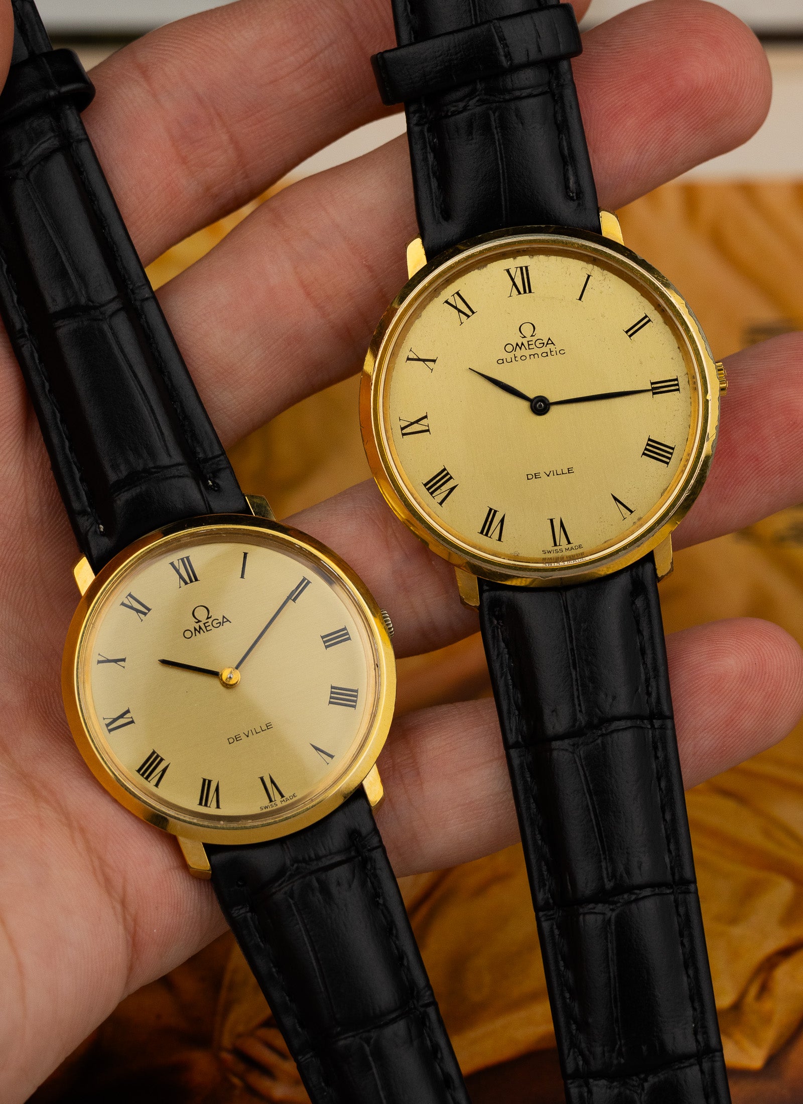 1970s Omega De Ville His & Hers 111.077/151.0039 Serviced