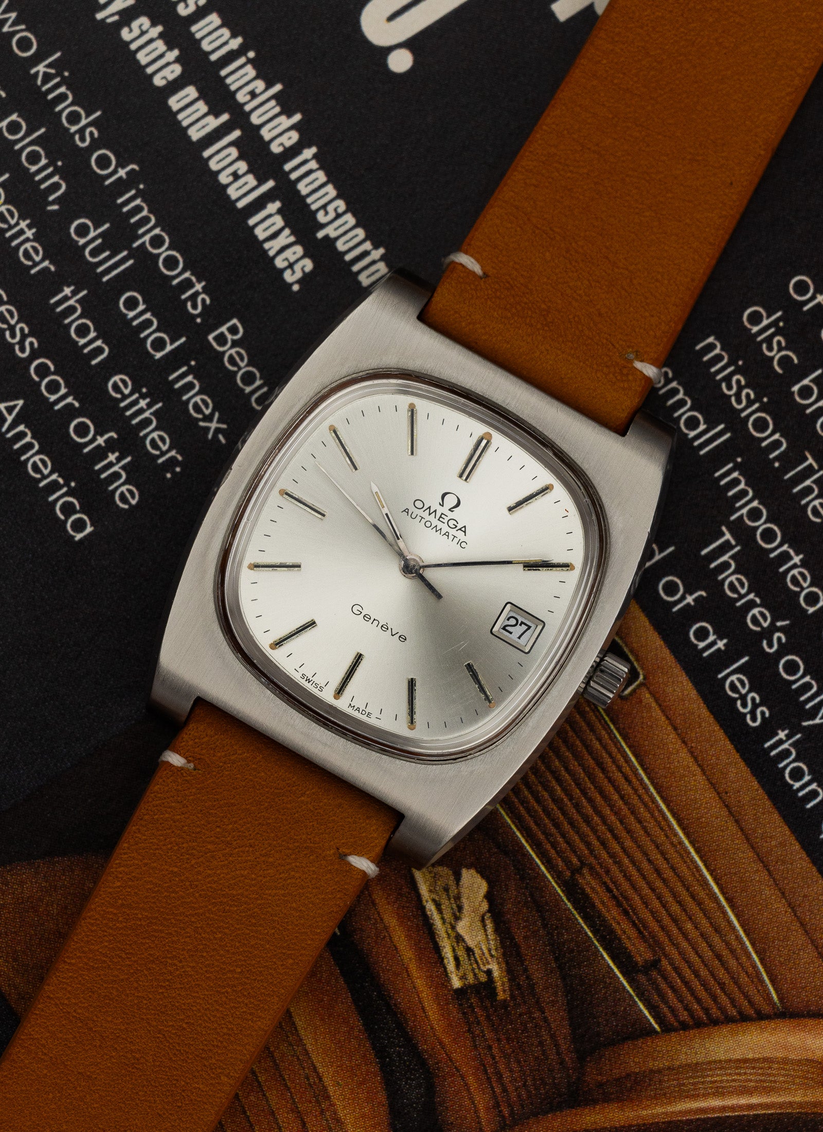 1974 Omega Geneve TV Dial 166.0190 cal. 1012 Serviced