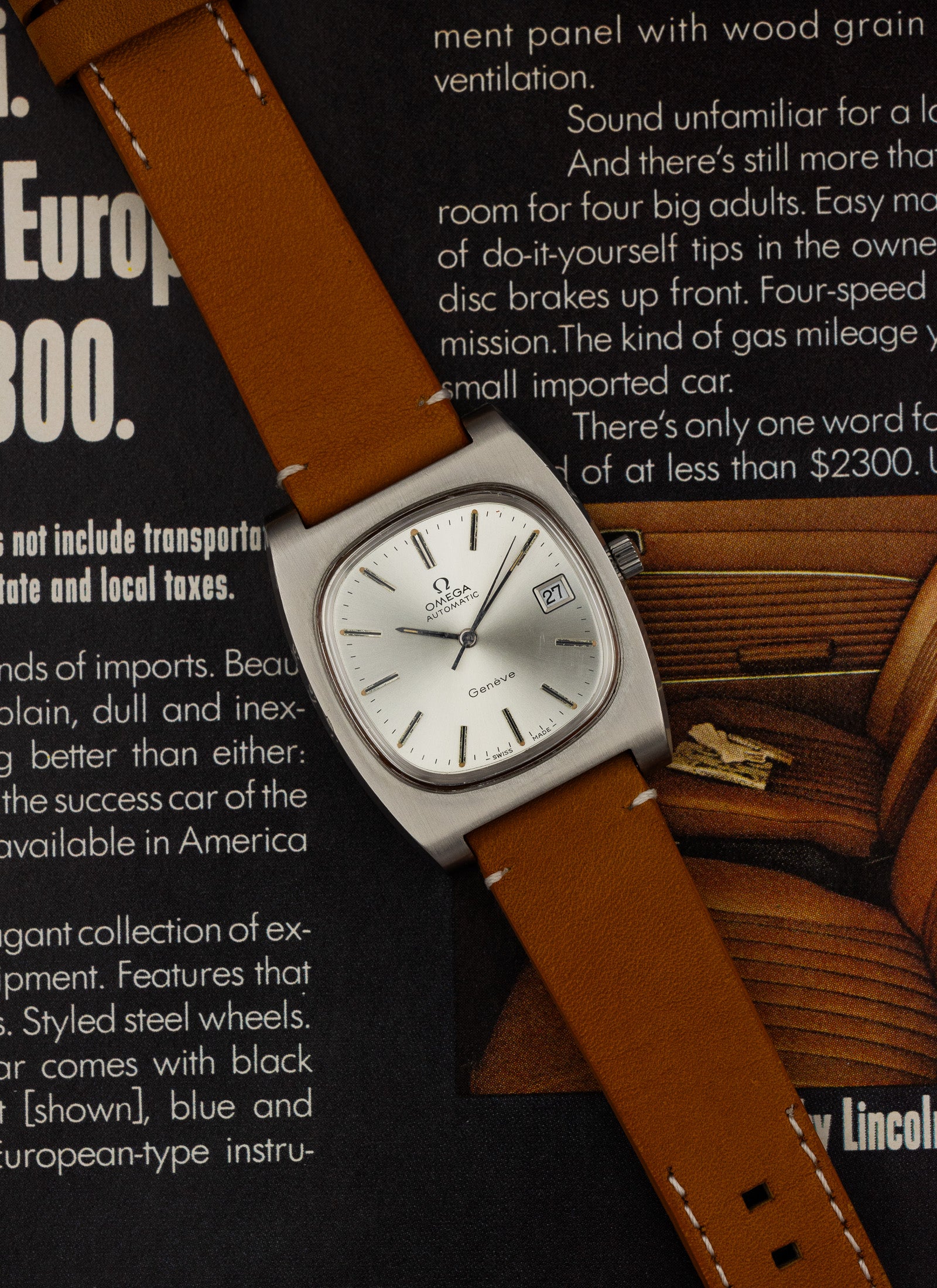 1974 Omega Geneve TV Dial 166.0190 cal. 1012 Serviced