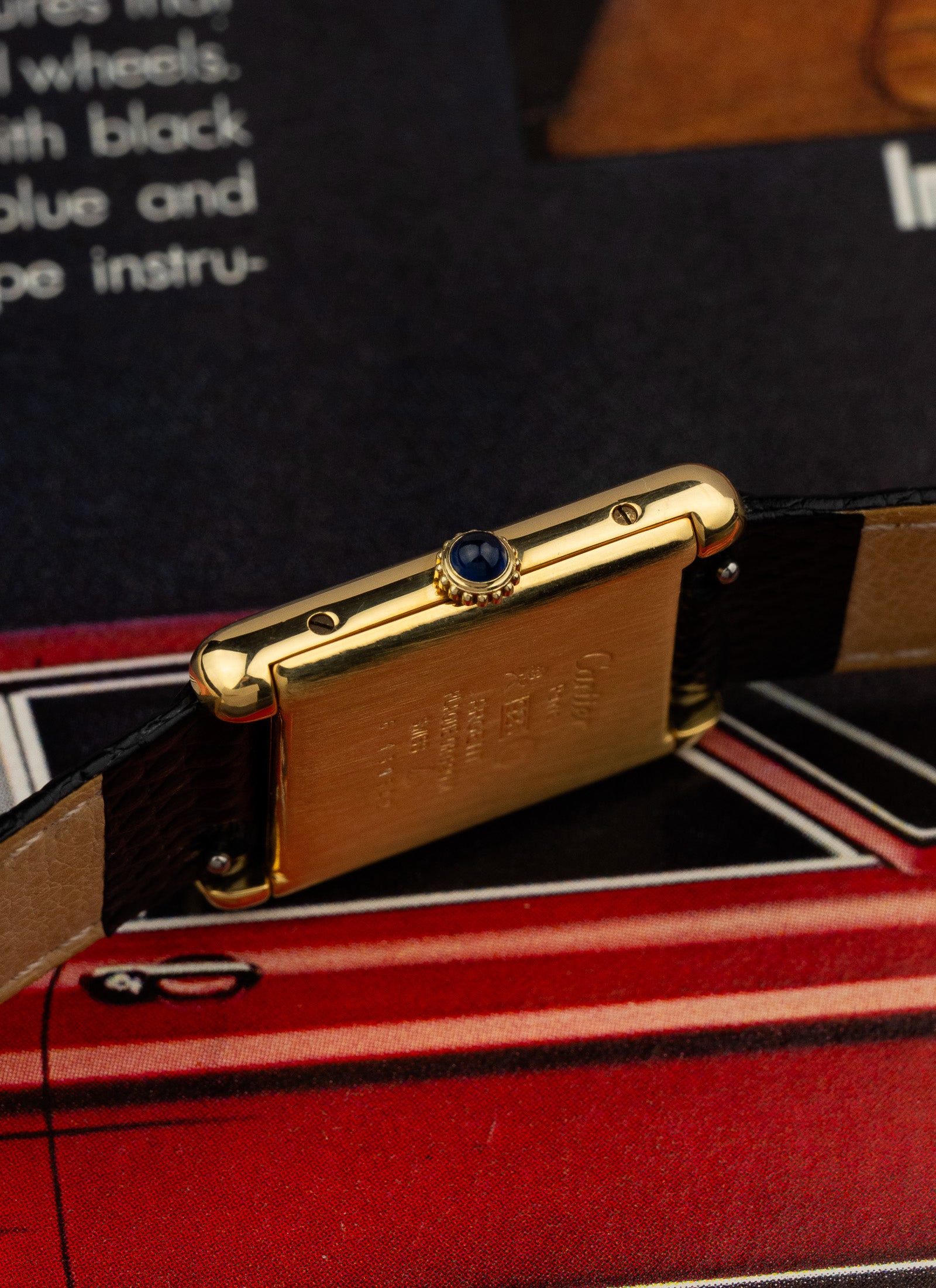 1980s Cartier Must Tank Ivory Manual Winding Serviced