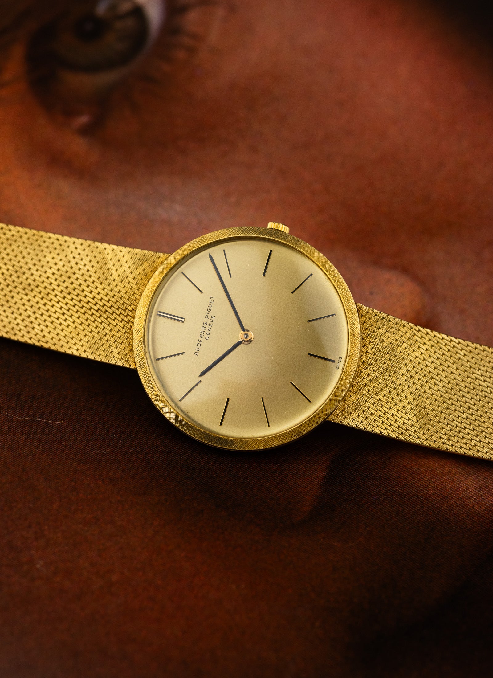 1960s Audemars Piguet Integrated Gold Dresswatch Ultra Thin