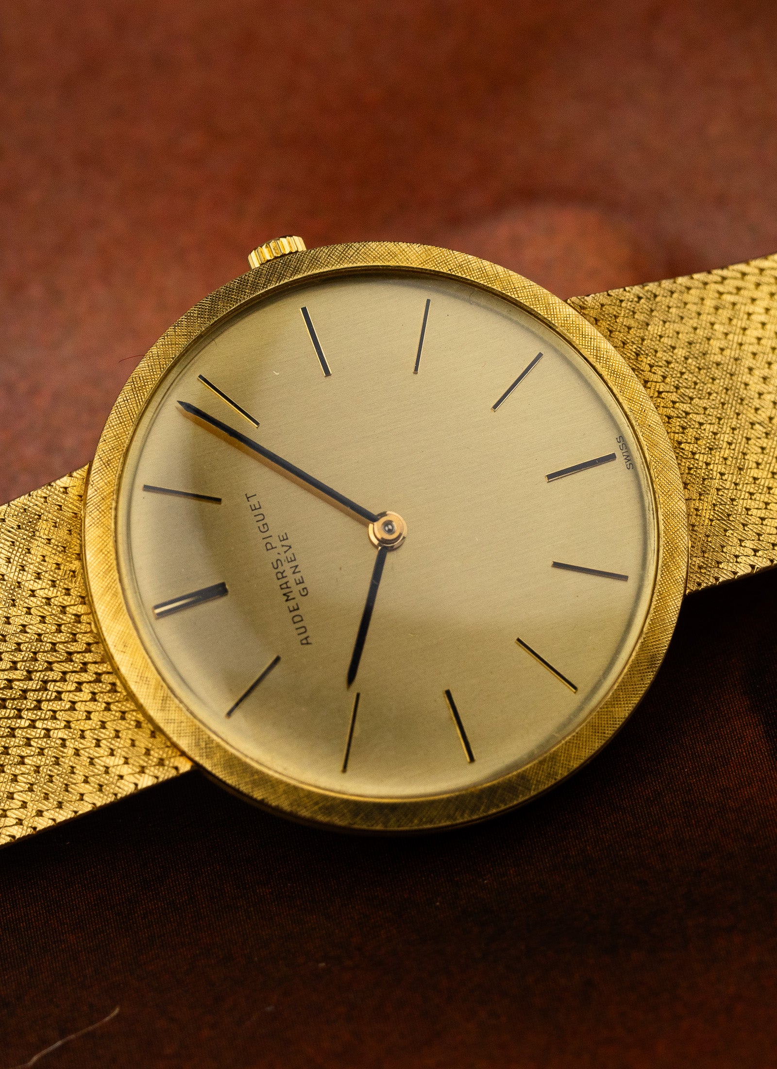 1960s Audemars Piguet Integrated Gold Dresswatch Ultra Thin