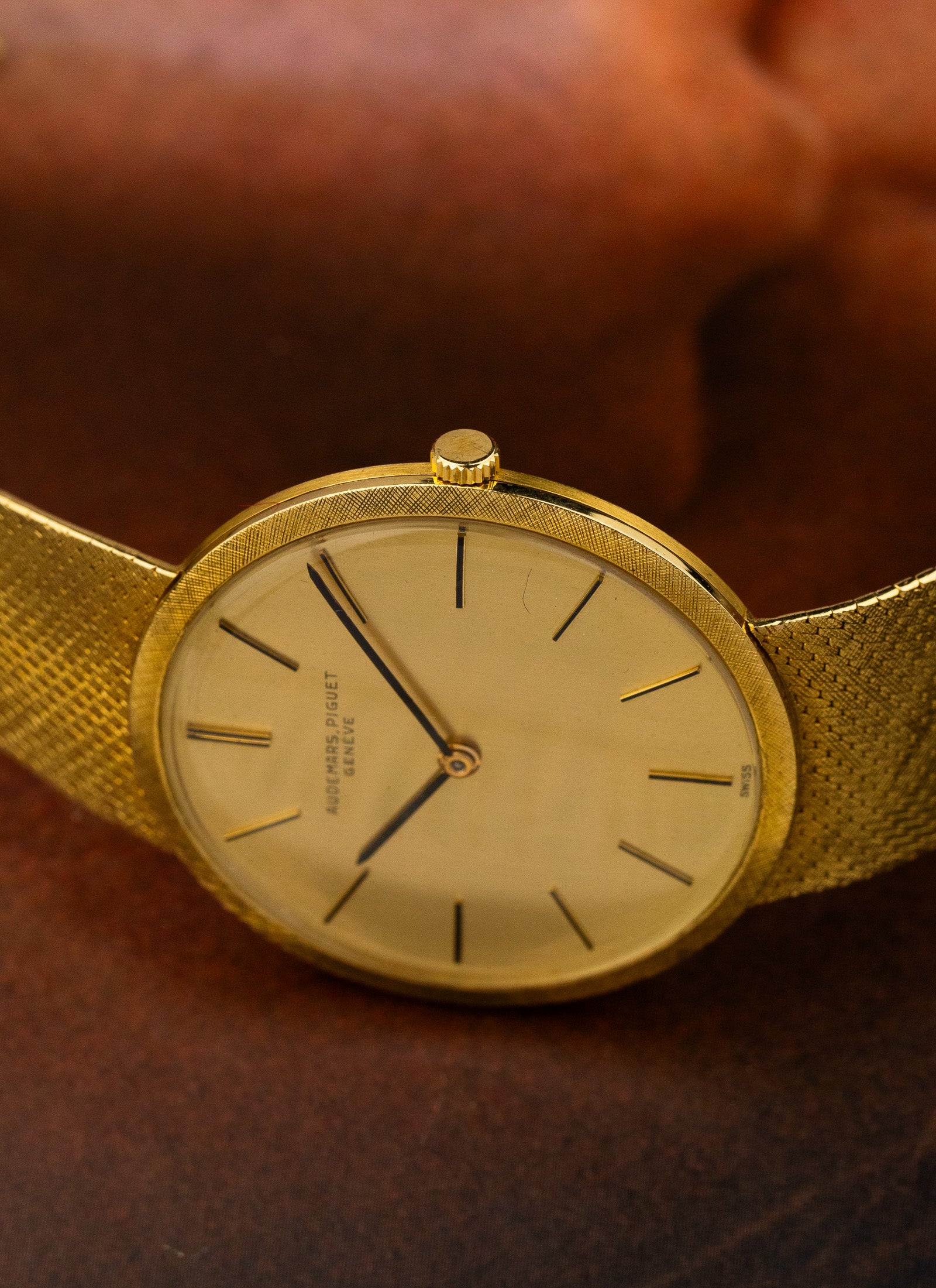1960s Audemars Piguet Integrated Gold Dresswatch Ultra Thin