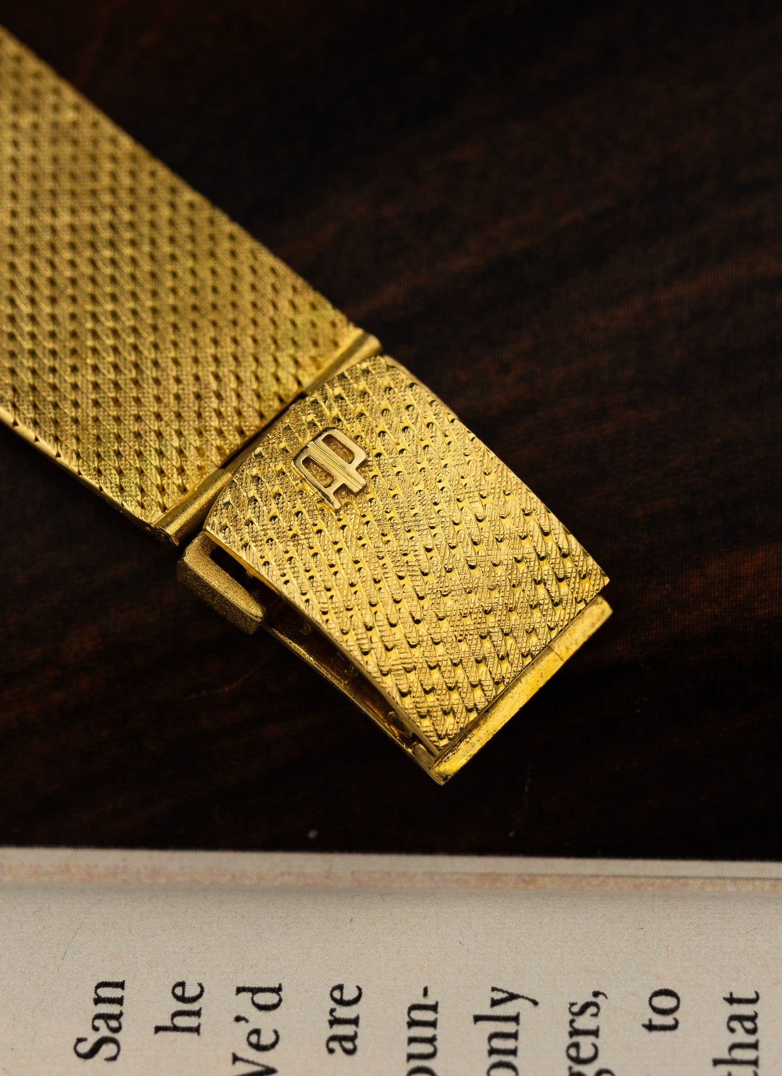 1960s Audemars Piguet Integrated Gold Dresswatch Ultra Thin