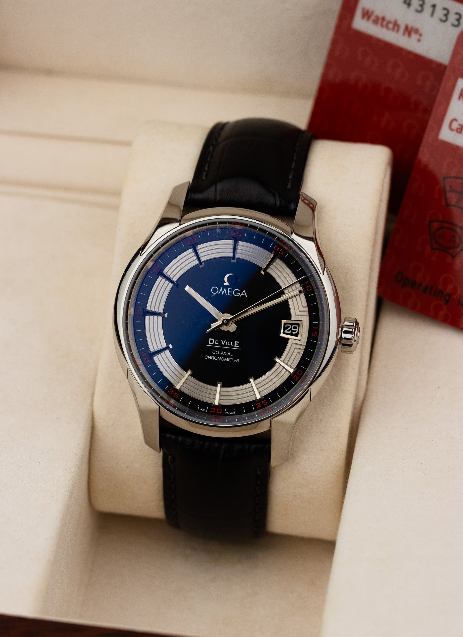 Omega De Ville Hour Vision Co-Axial Chronometer 431.33.41.21.01.001 | 41 mm | Box & Chronometer Certificate