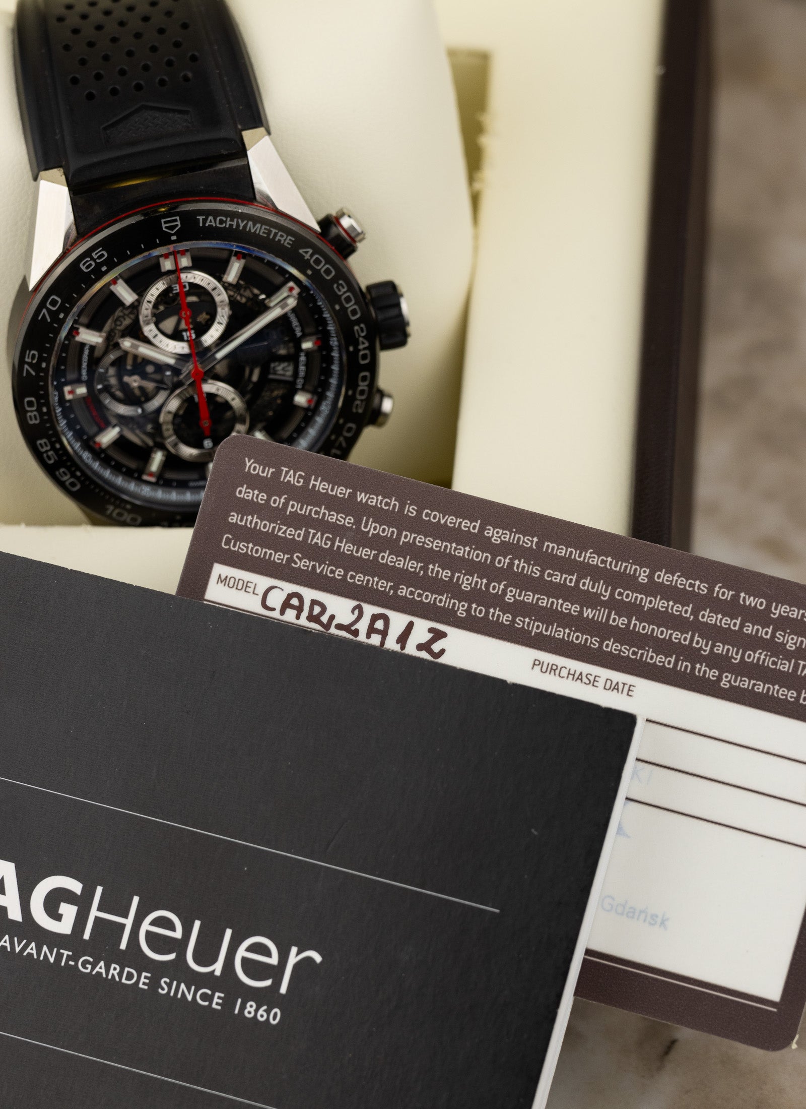 TAG Heuer Carrera Cal. Heuer 01 Skeleton Ceramic Bezel CAR2A1z 45mm Full Set Kruk