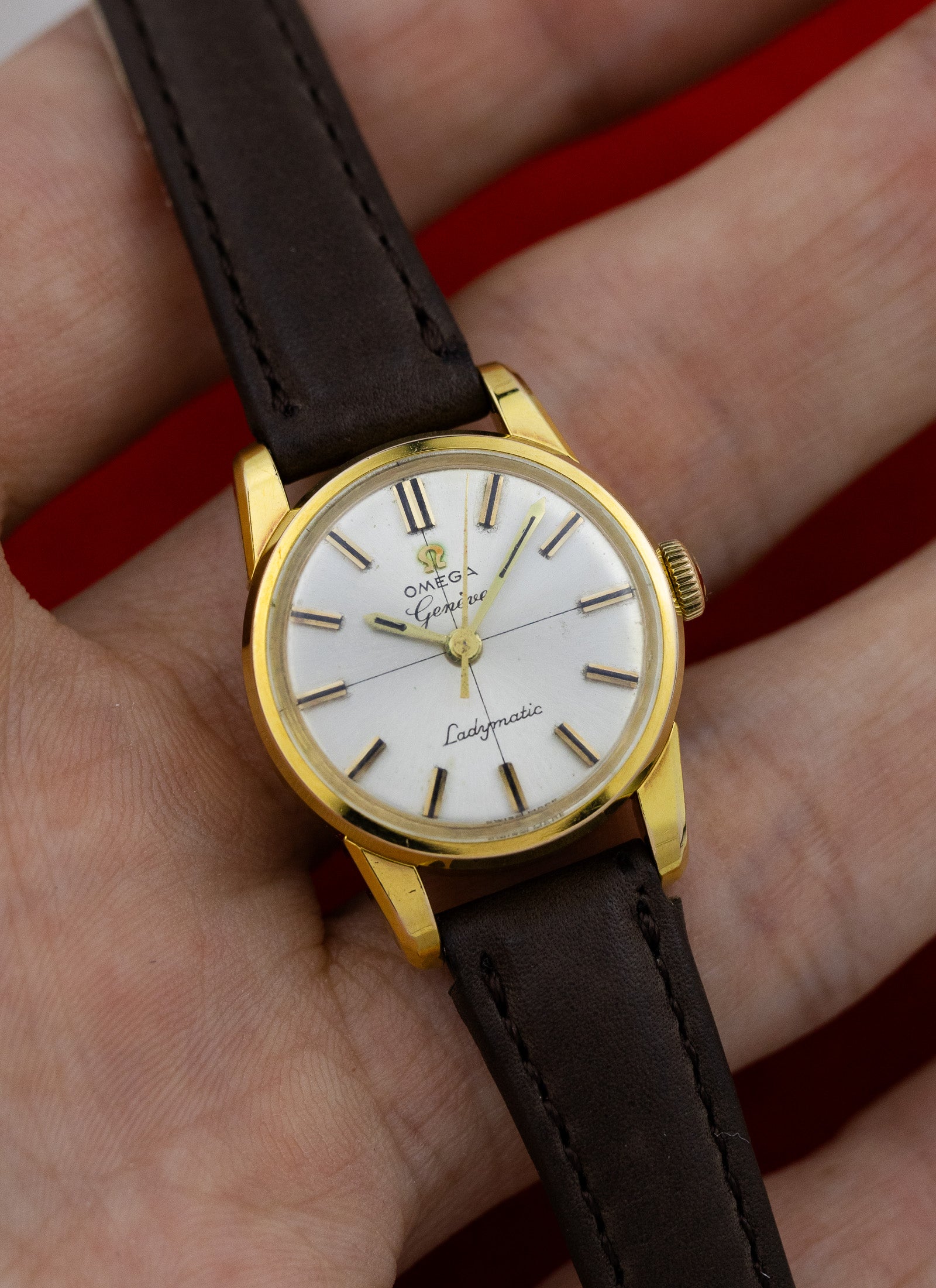1962 Lady Omega Geneve Ladymatic 2978-61-SC cal. 455 Serviced Box