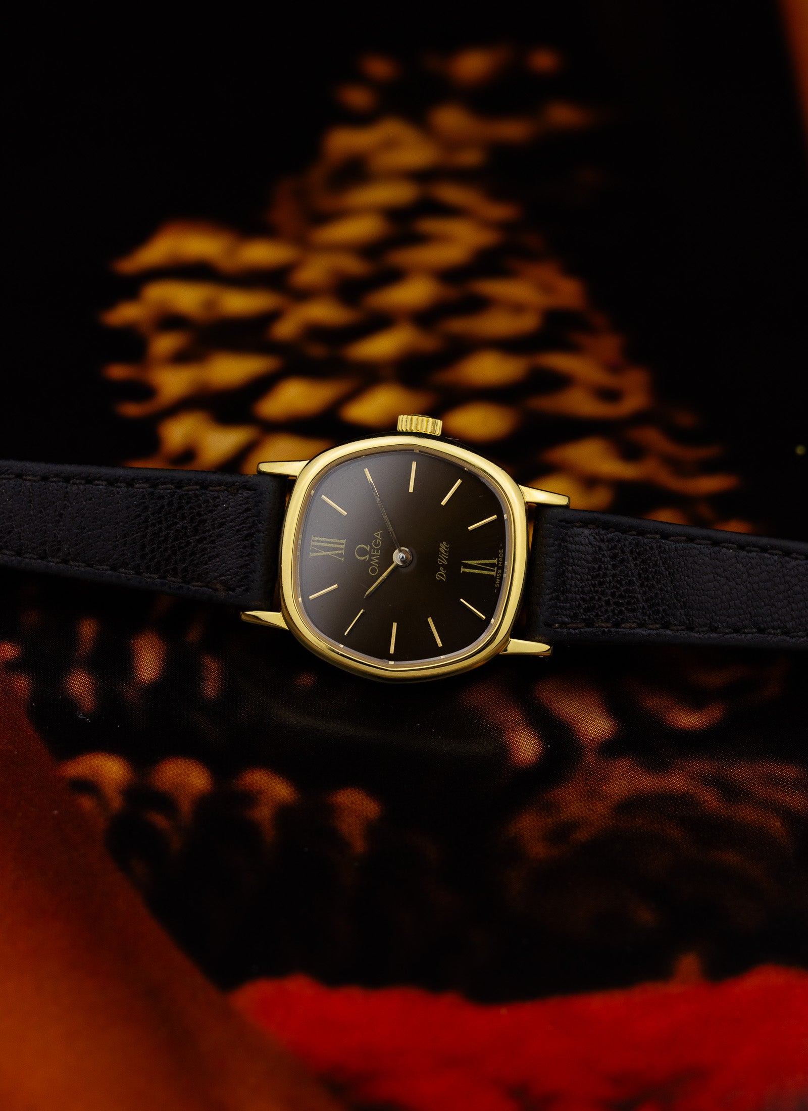 1979 Lady Omega De Ville Chocolate Dial 511.0559 cal. 625 Serviced Box
