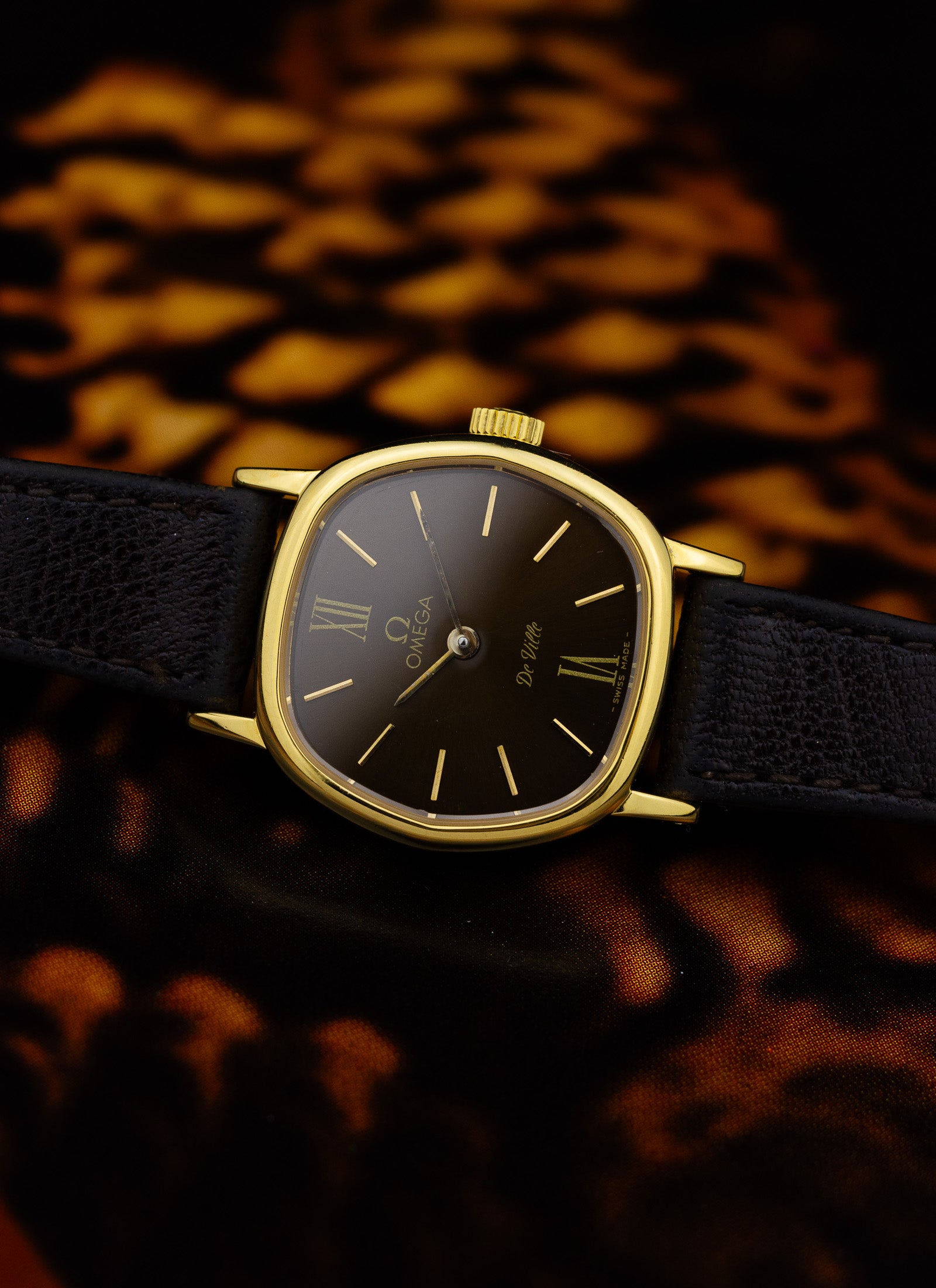 1979 Lady Omega De Ville Chocolate Dial 511.0559 cal. 625 Serviced Box