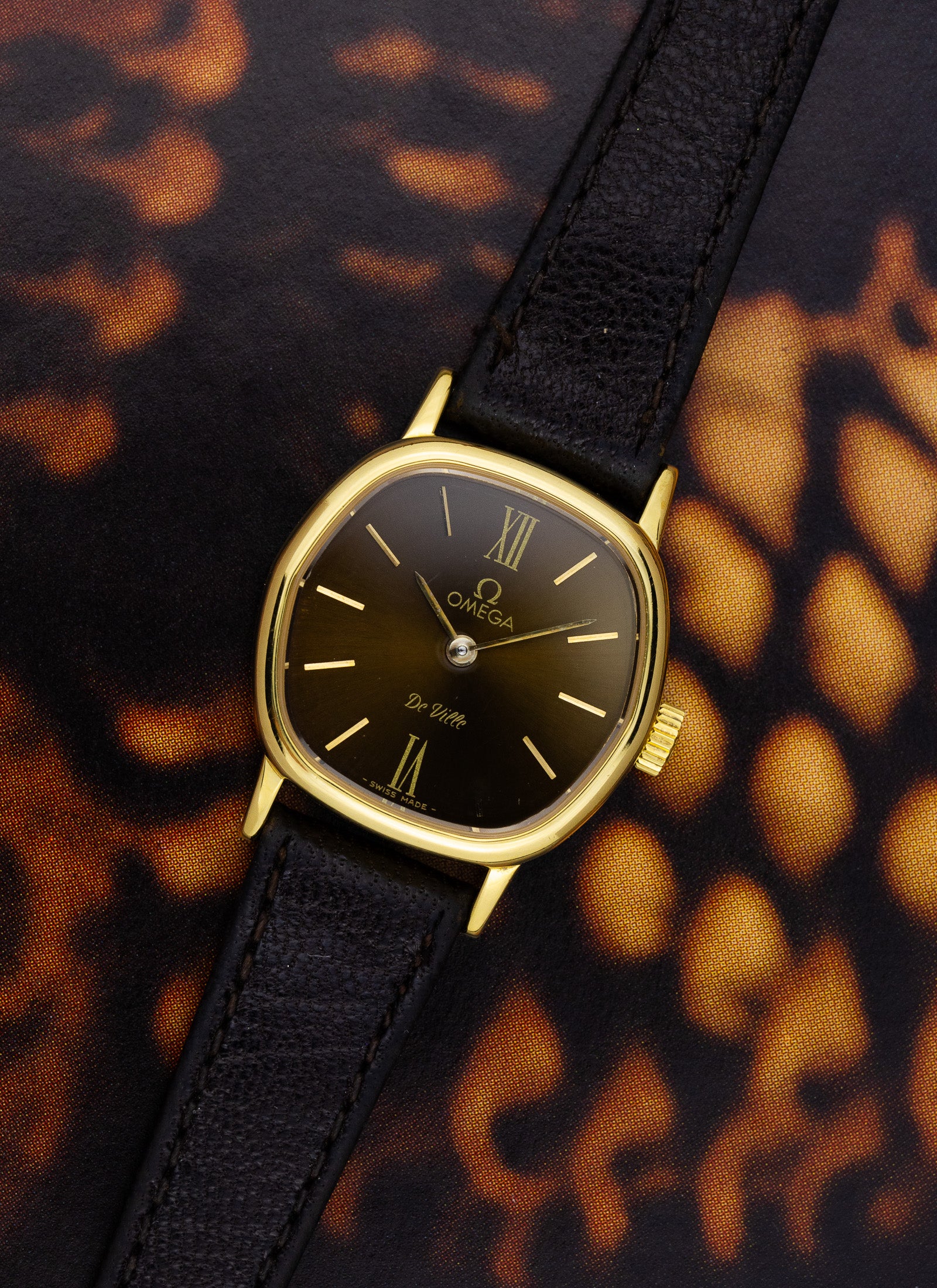 1979 Lady Omega De Ville Chocolate Dial 511.0559 cal. 625 Serviced Box