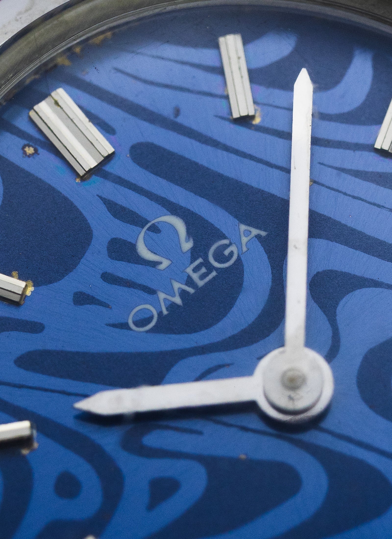 1970s Lady Omega Geneve Blue Ellipse Dial 511.0411 cal. 625 Box