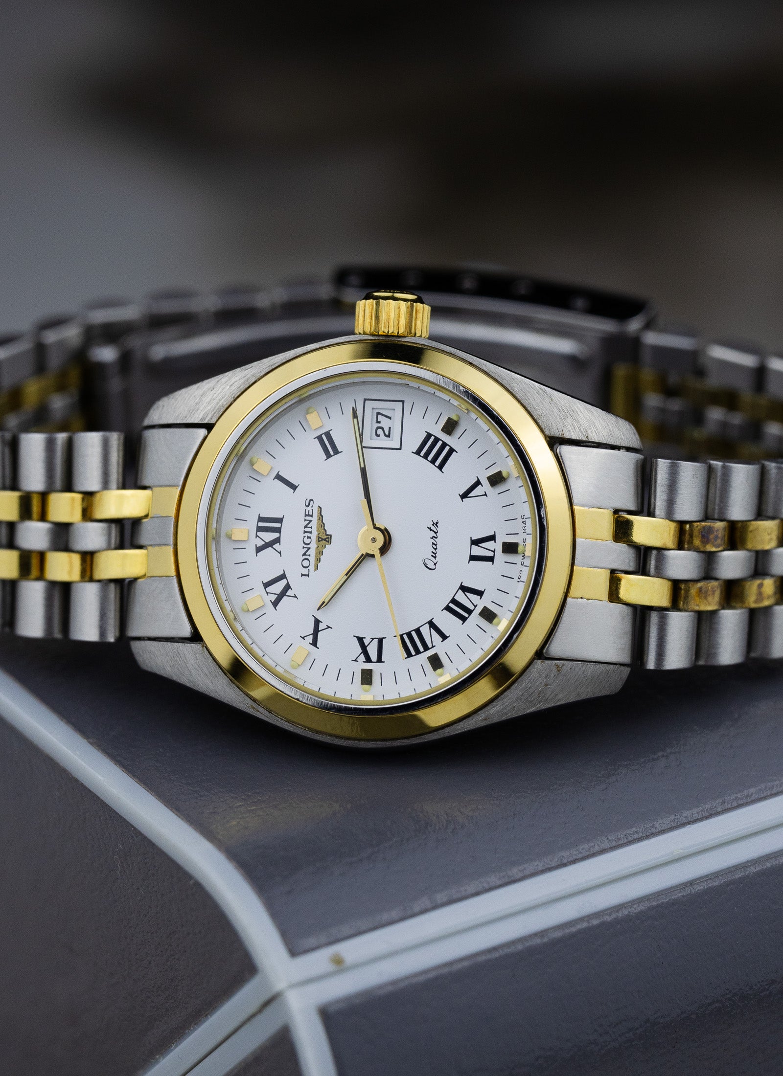 1990s Lady Longines "Datejust" 1645 8 152 cal. L152.4 Box