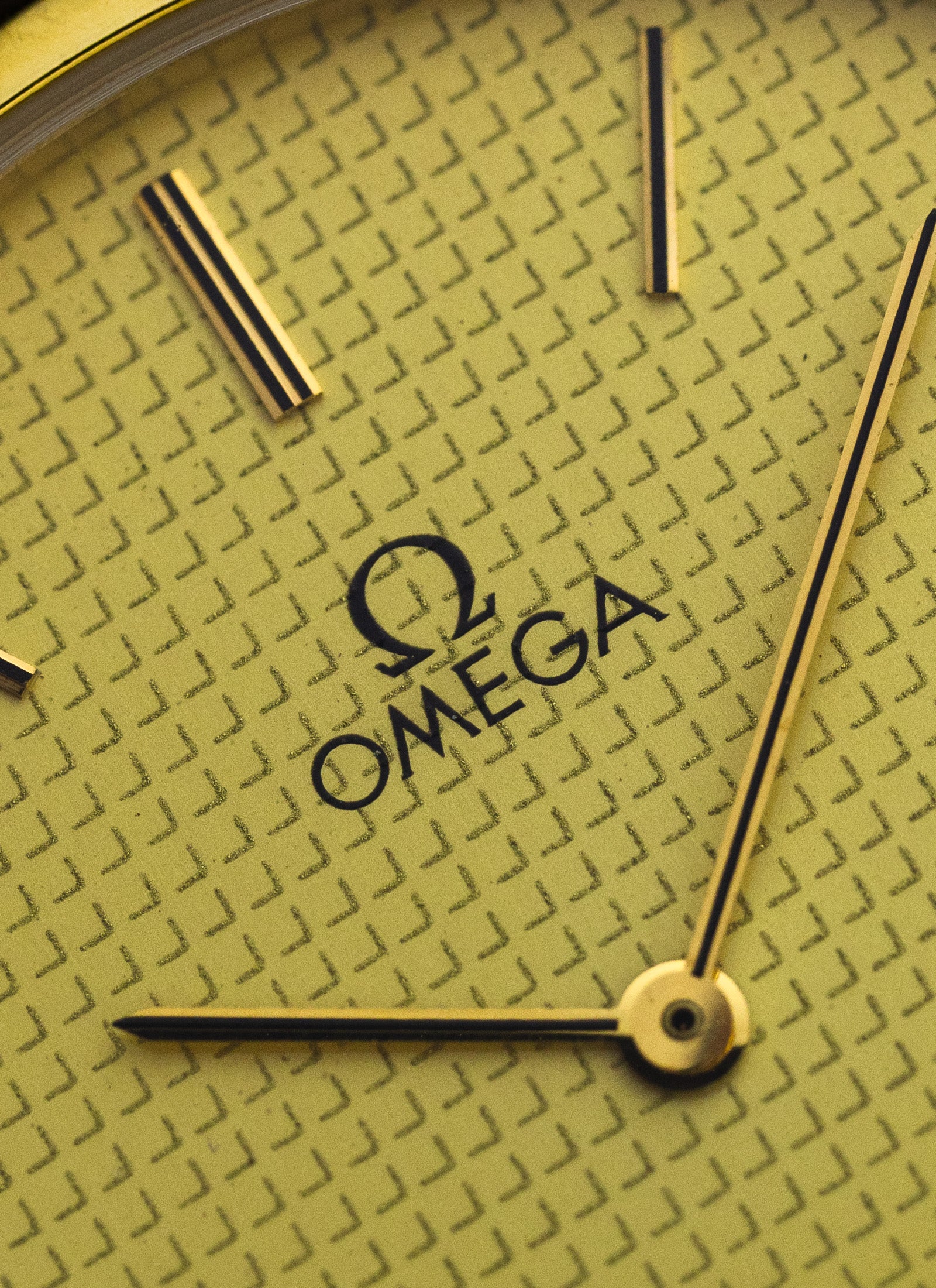 1980s Omega De Ville Waffle Dial 191.0092 cal. 1351 Box