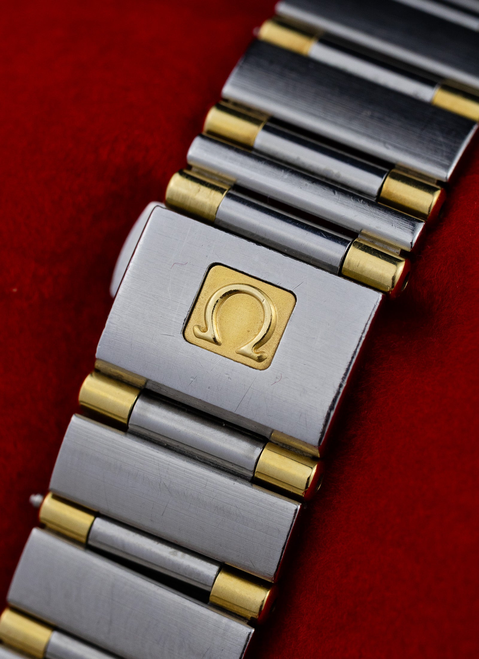 1998 Lady Omega Constellation Bicolor MOP Dial 795.1203 cal. 1456 Box