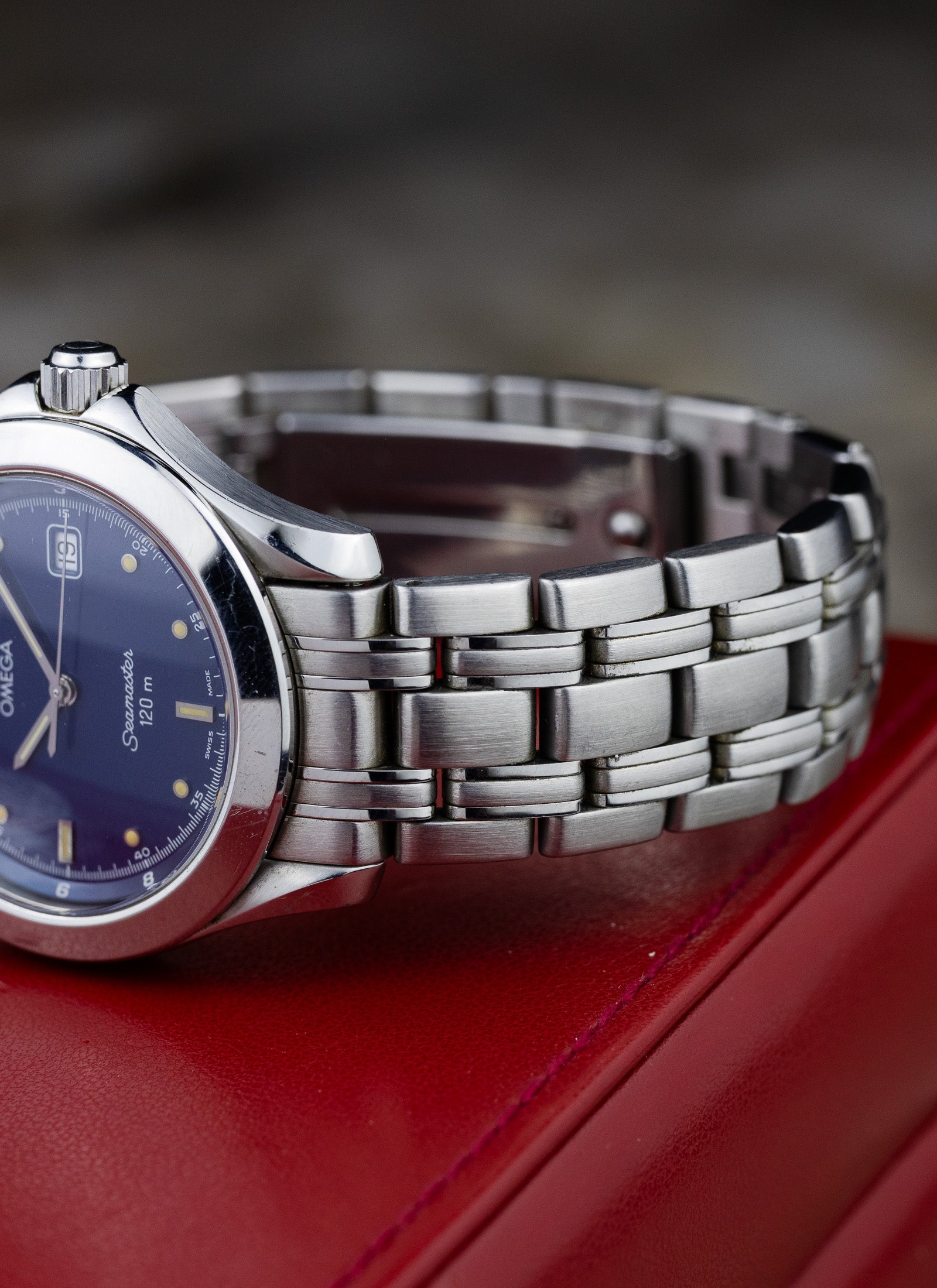1993 Omega Seamaster 120m Navy Dial 196.1501 cal. 1487 Box