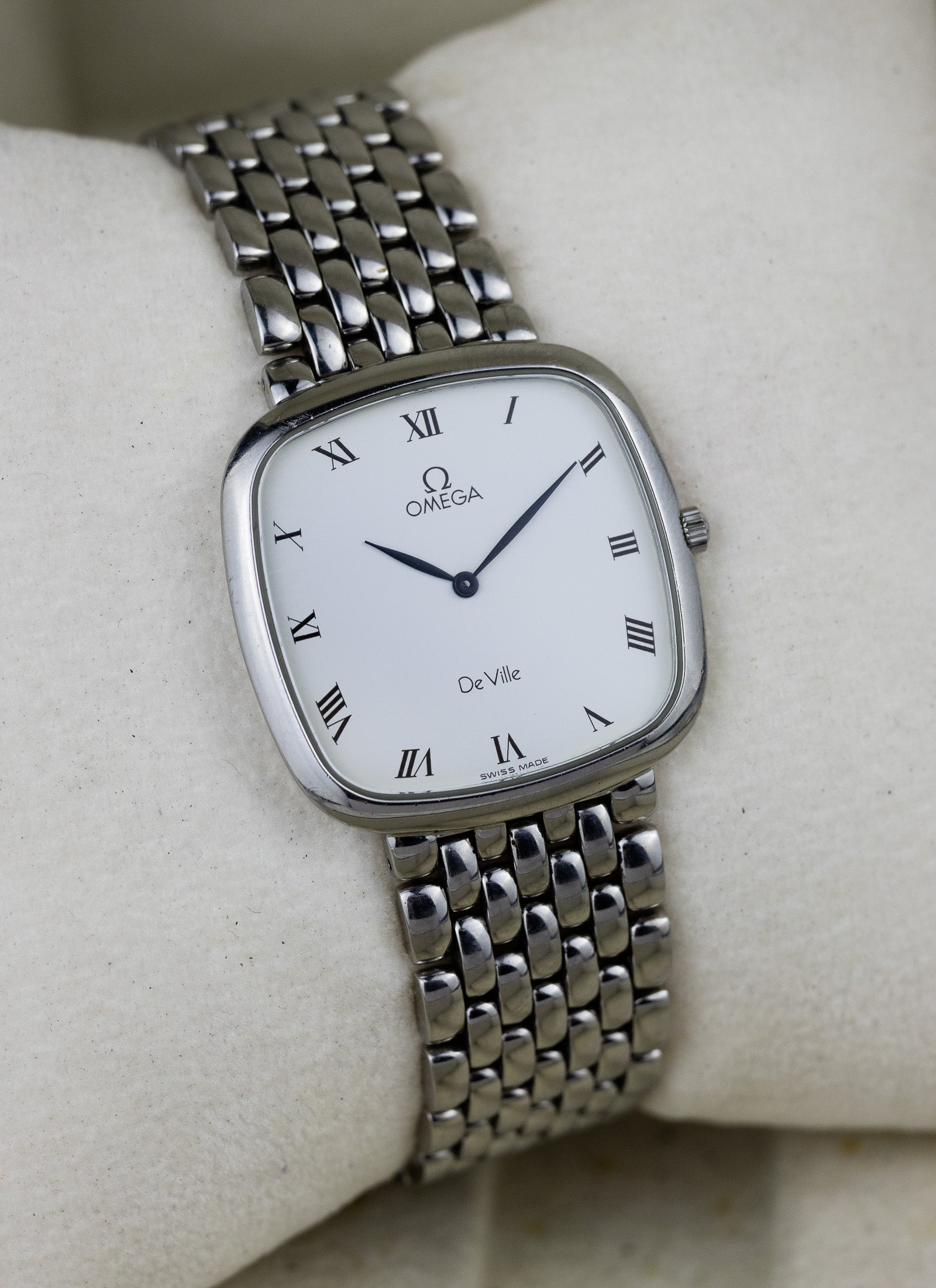 1993 Omega De Ville Square Roman Dial 395.3378 cal. 1378 Box
