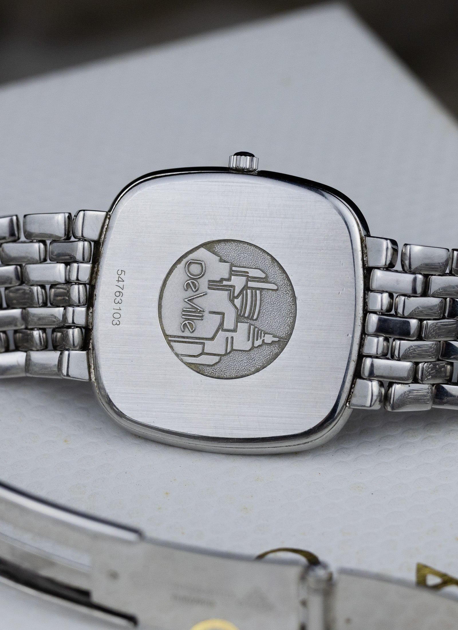 1993 Omega De Ville Square Roman Dial 395.3378 cal. 1378 Box