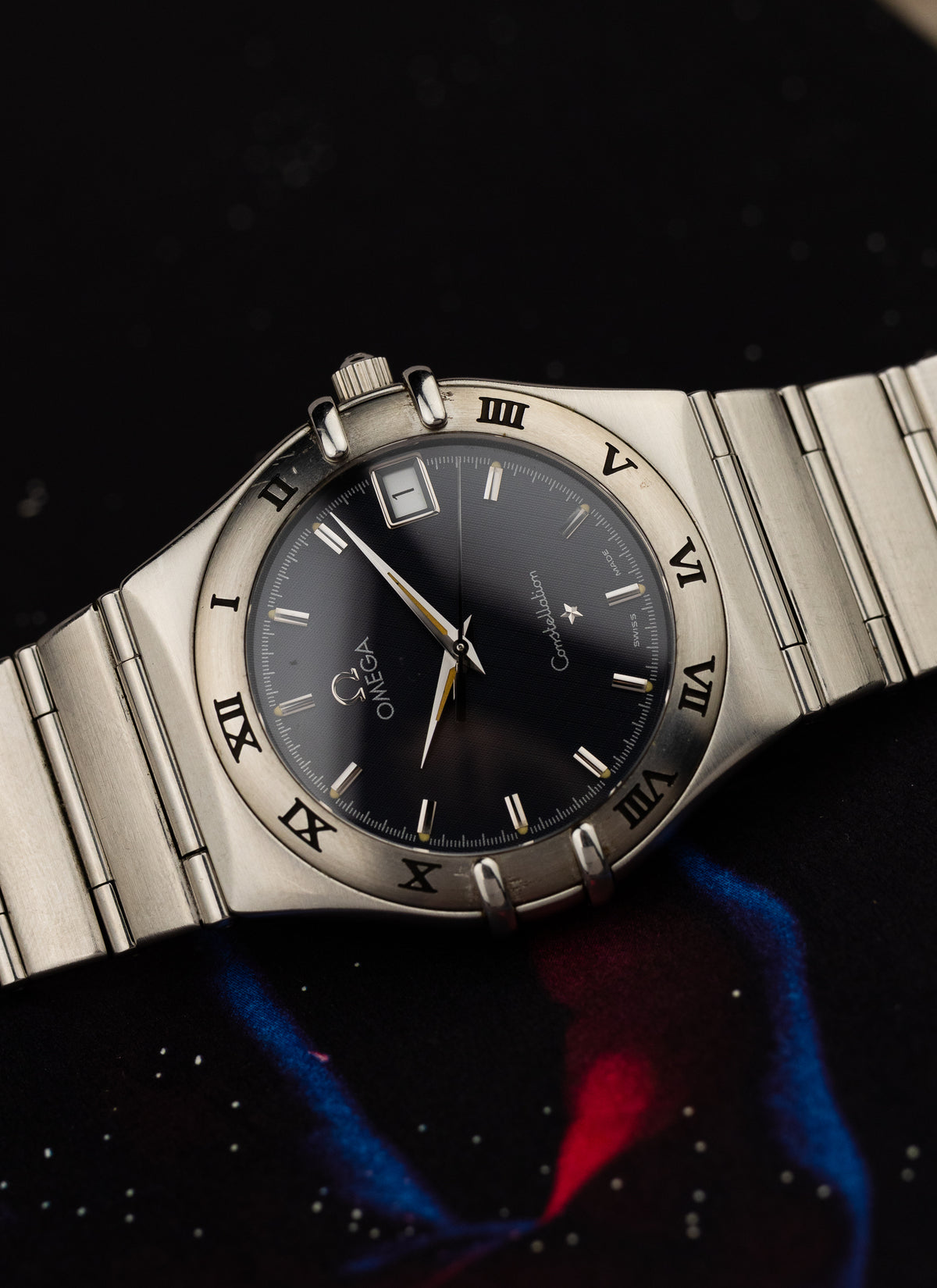 90s Omega Constellation Manhattan Grey Dial 1512.40 cal. 1532