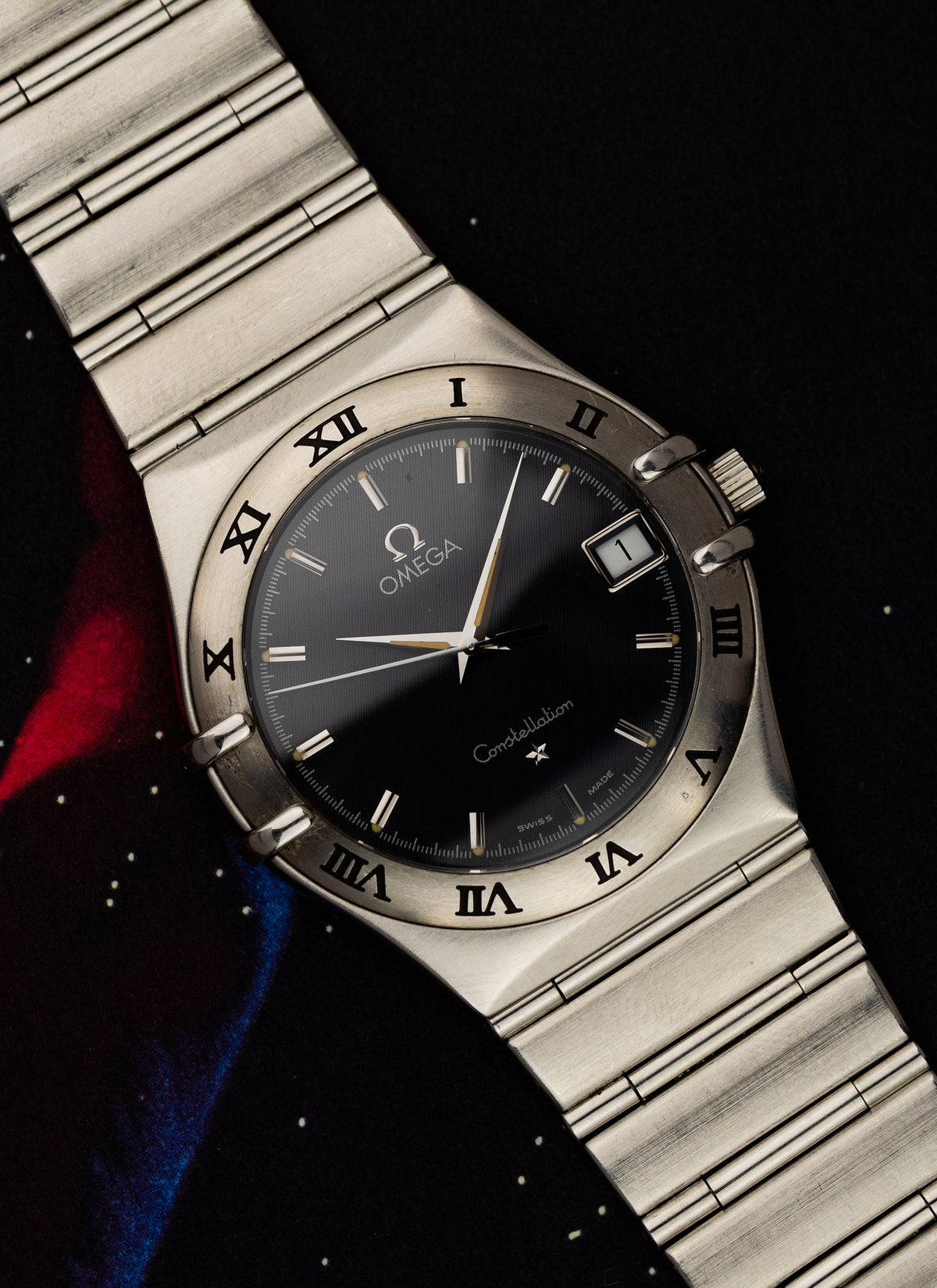 90s Omega Constellation Manhattan Grey Dial 1512.40 cal. 1532