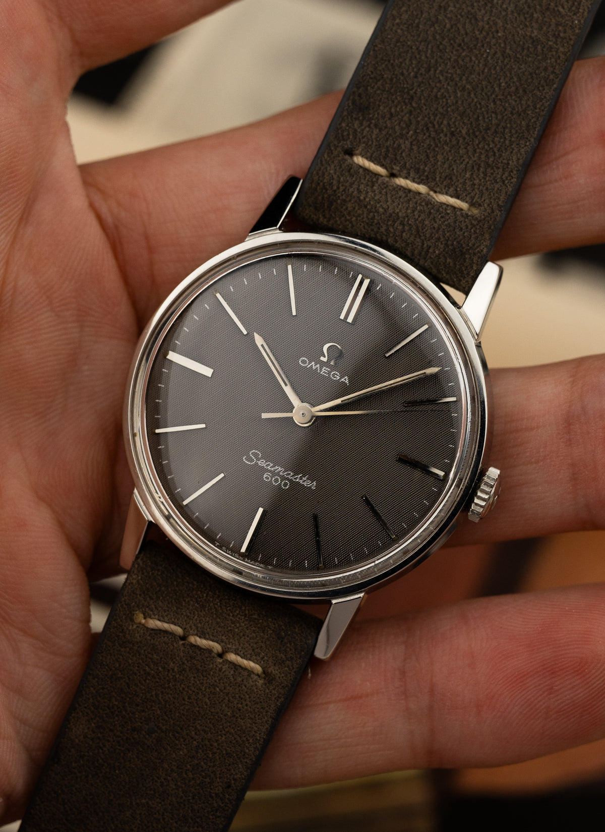 Omega Seamaster 600 135.011 cal. 601 Dark Grey Linen Dial Serviced