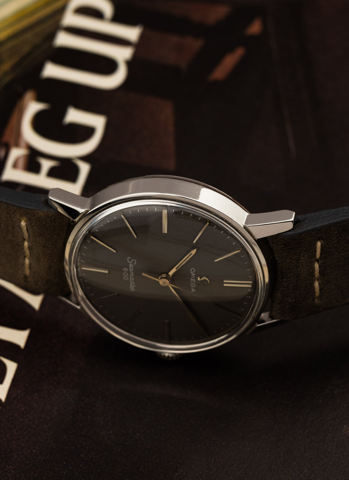 Omega Seamaster 600 135.011 cal. 601 Dark Grey Linen Dial Serviced