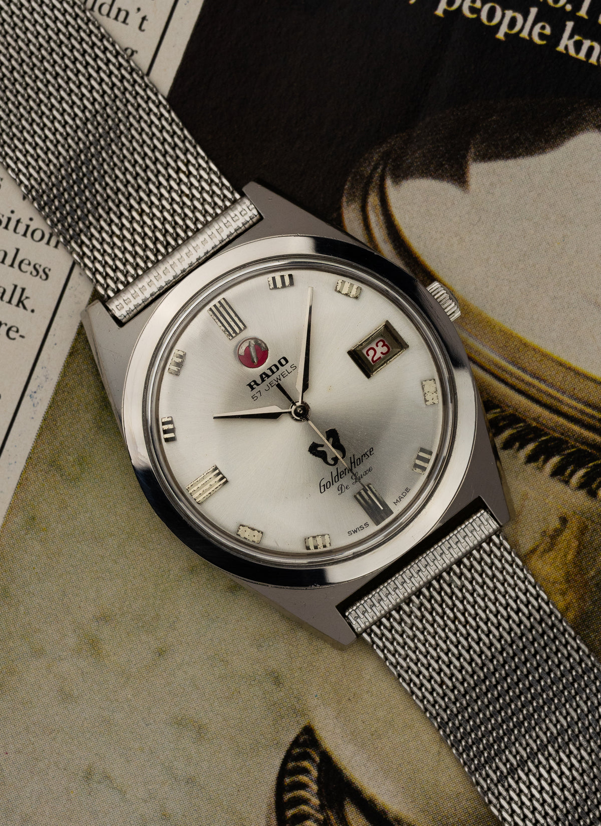 1970s Rado Golden Horse De Luxe 11804 Serviced