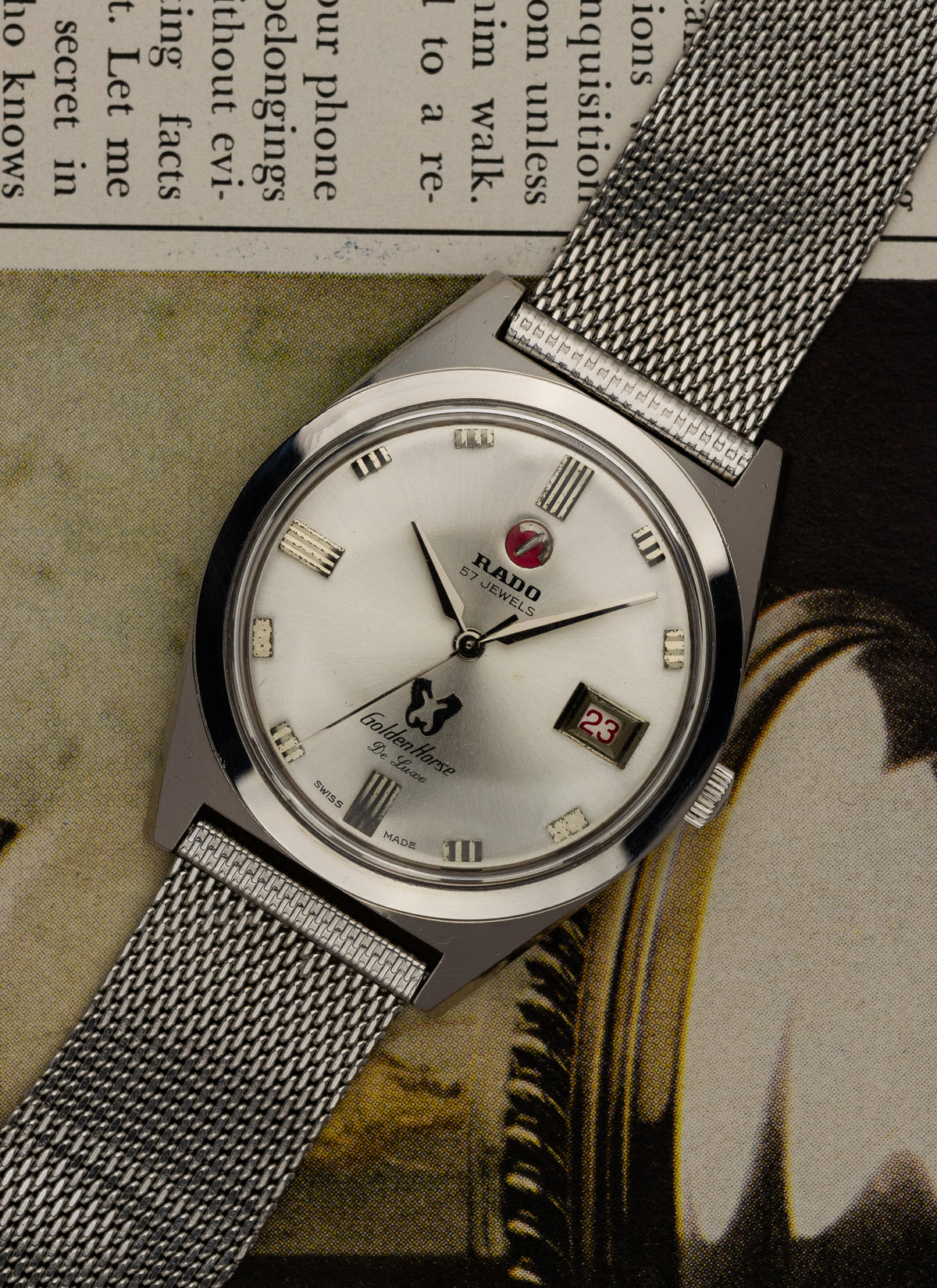 1970s Rado Golden Horse De Luxe 11804 Serviced