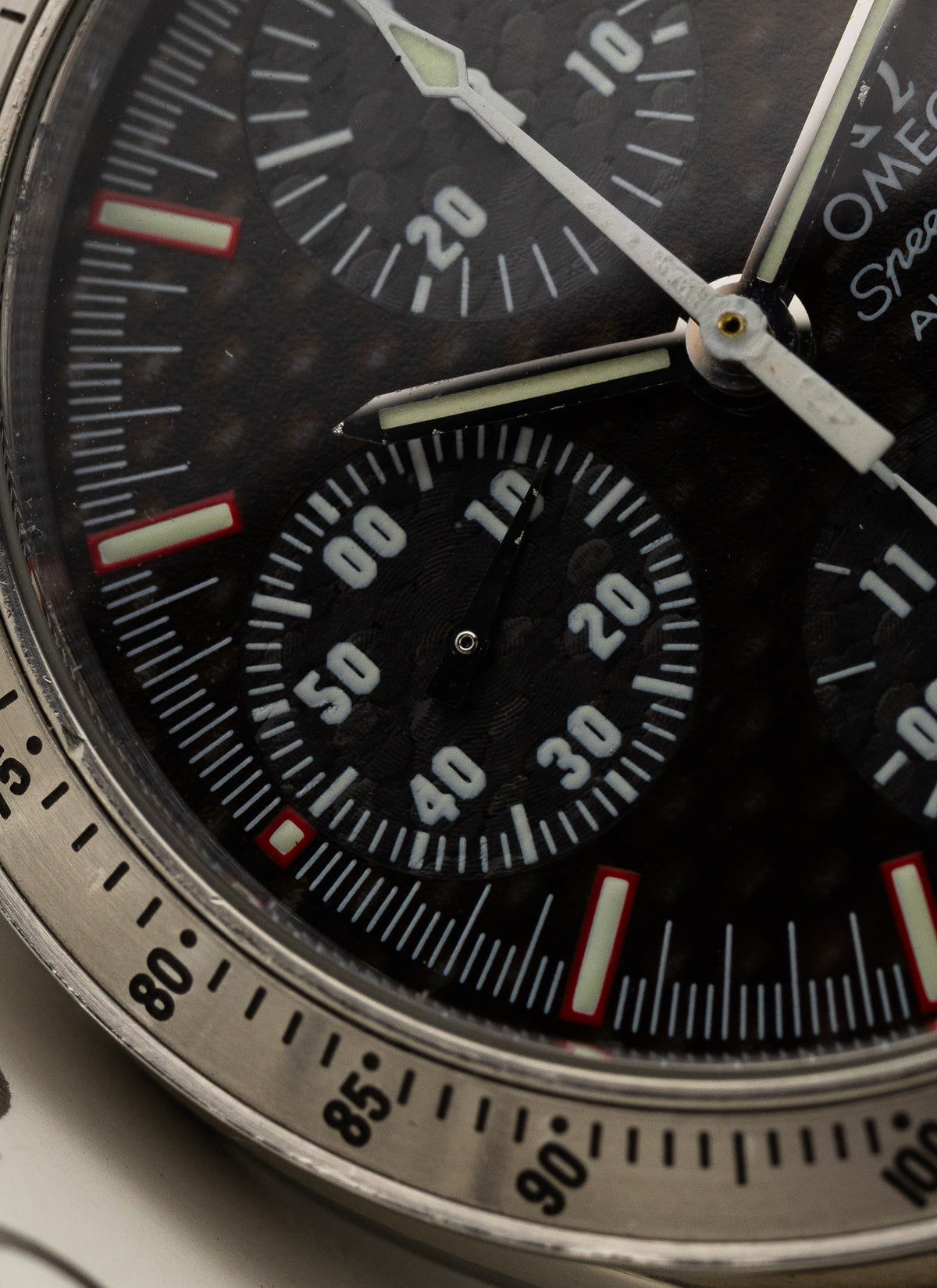 2001 Omega Speedmaster Racing Michael Schumacher Carbon 3519.50.00 cal. 1152 Serviced