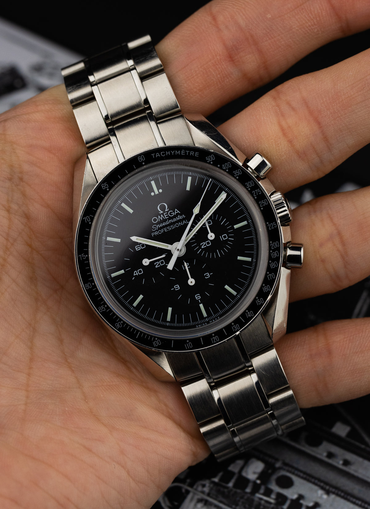 2019 Omega Speedmaster Proffesional Moonwatch 311.30.42.30.01.006 cal. 1863 Full Set Serviced