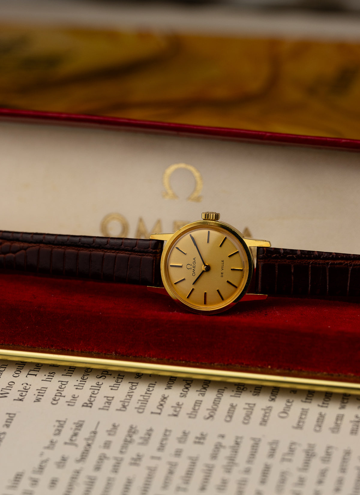 1973 Lady Omega De Ville 511.773 cal. 625 Serviced Box