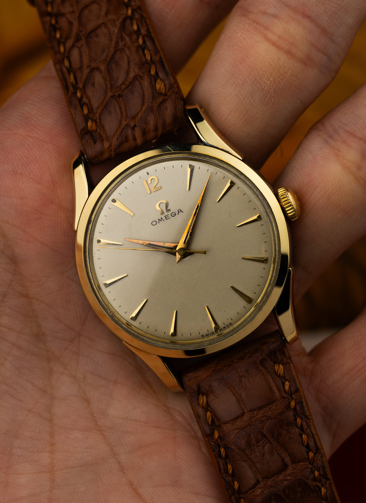1952 Omega Gold Cap 2640-10SC cal. 283 Serviced Box