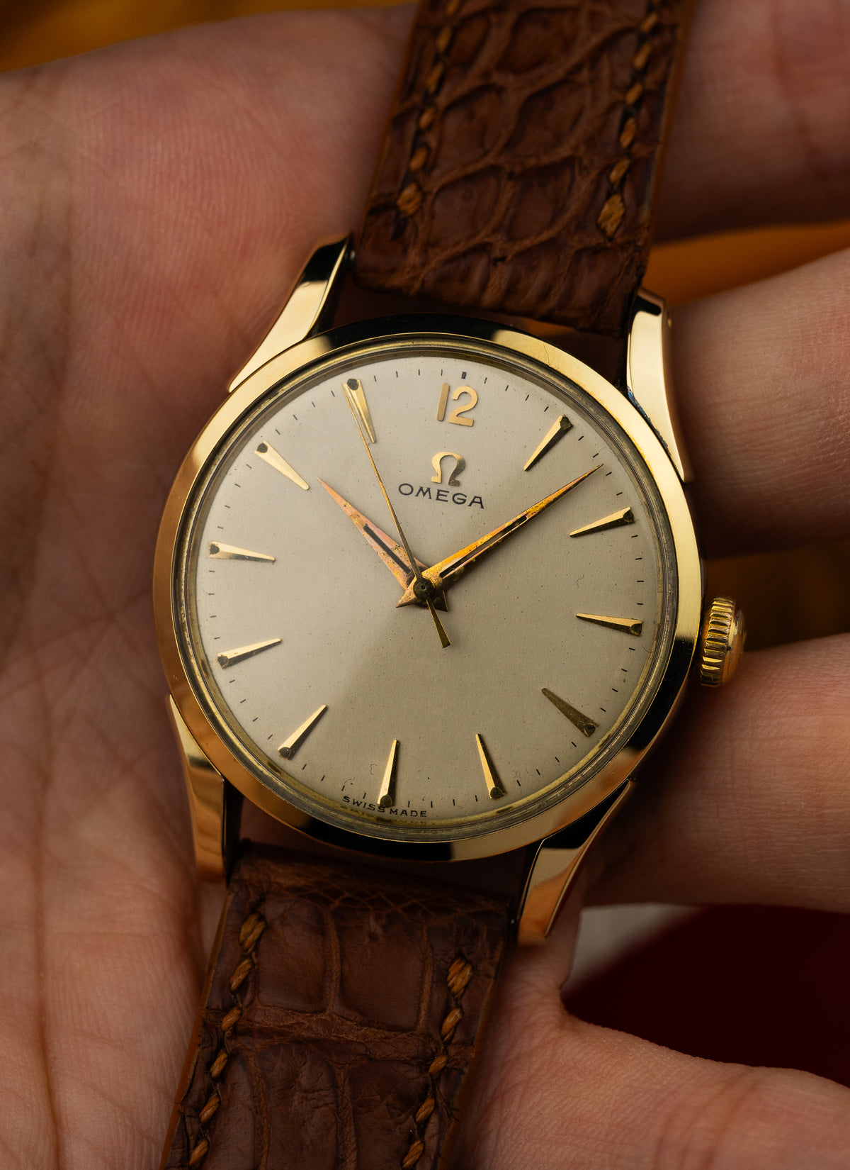 1952 Omega Gold Cap 2640-10SC cal. 283 Serviced Box