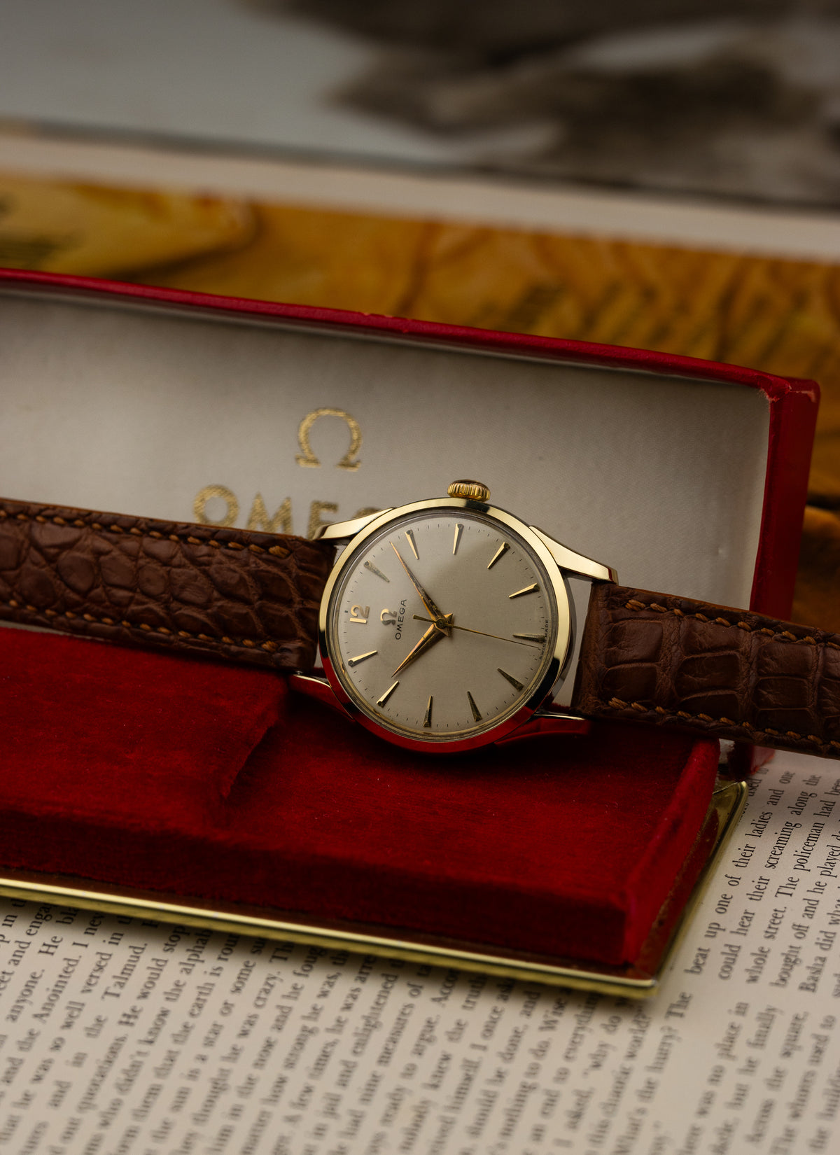 1952 Omega Gold Cap 2640-10SC cal. 283 Serviced Box