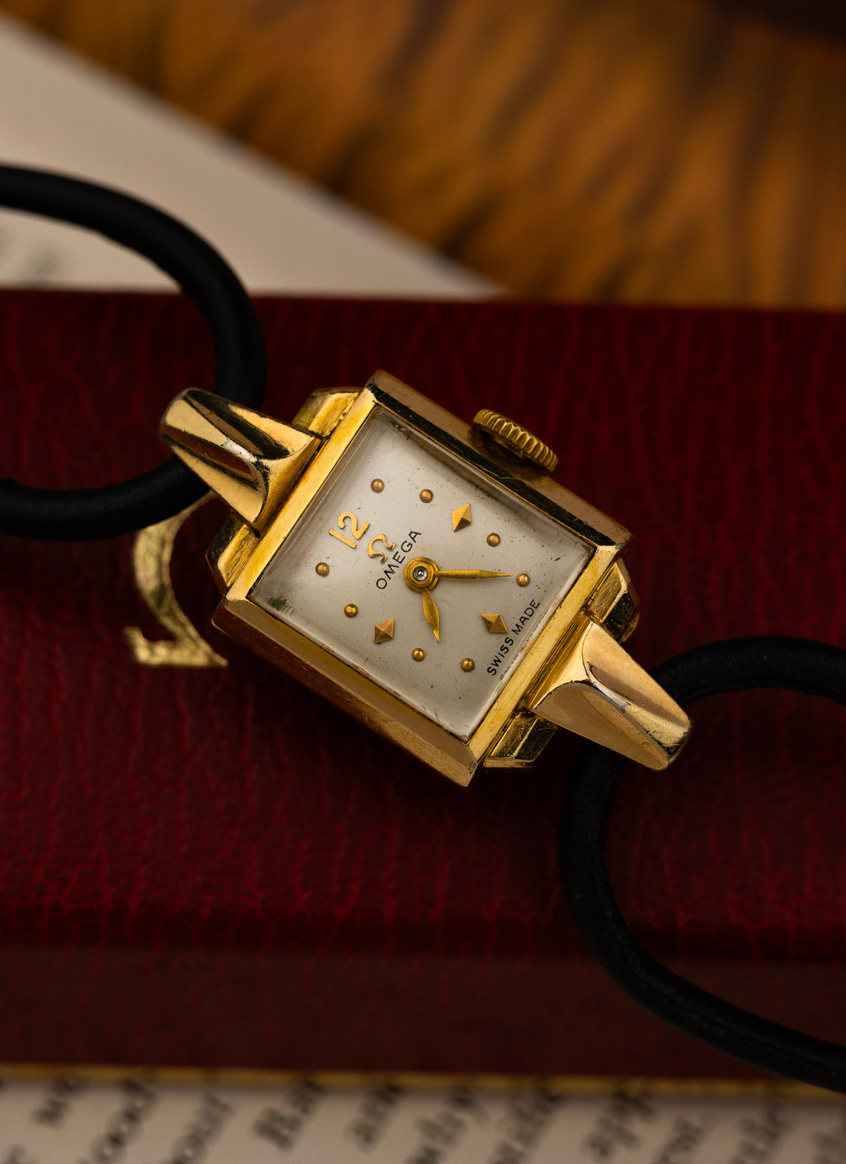 1950 Lady Omega Cocktail Watch C3906-5 cal. 244 Serviced Box