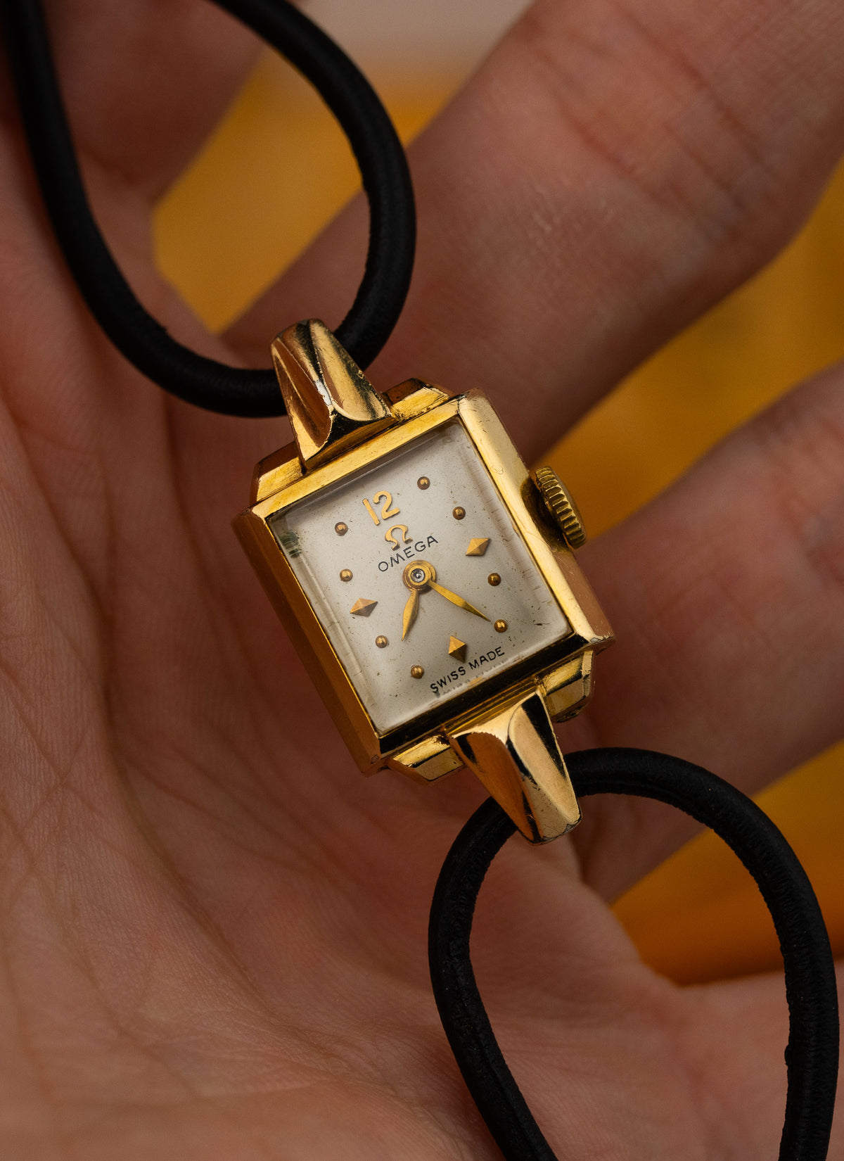 1950 Lady Omega Cocktail Watch C3906-5 cal. 244 Serviced Box