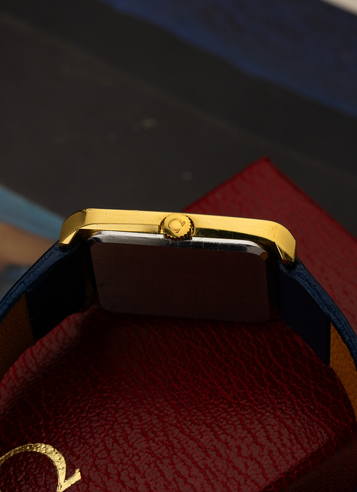 1974 Omega Geneve Navy Holo Dial 511.0469 cal. 625 Box