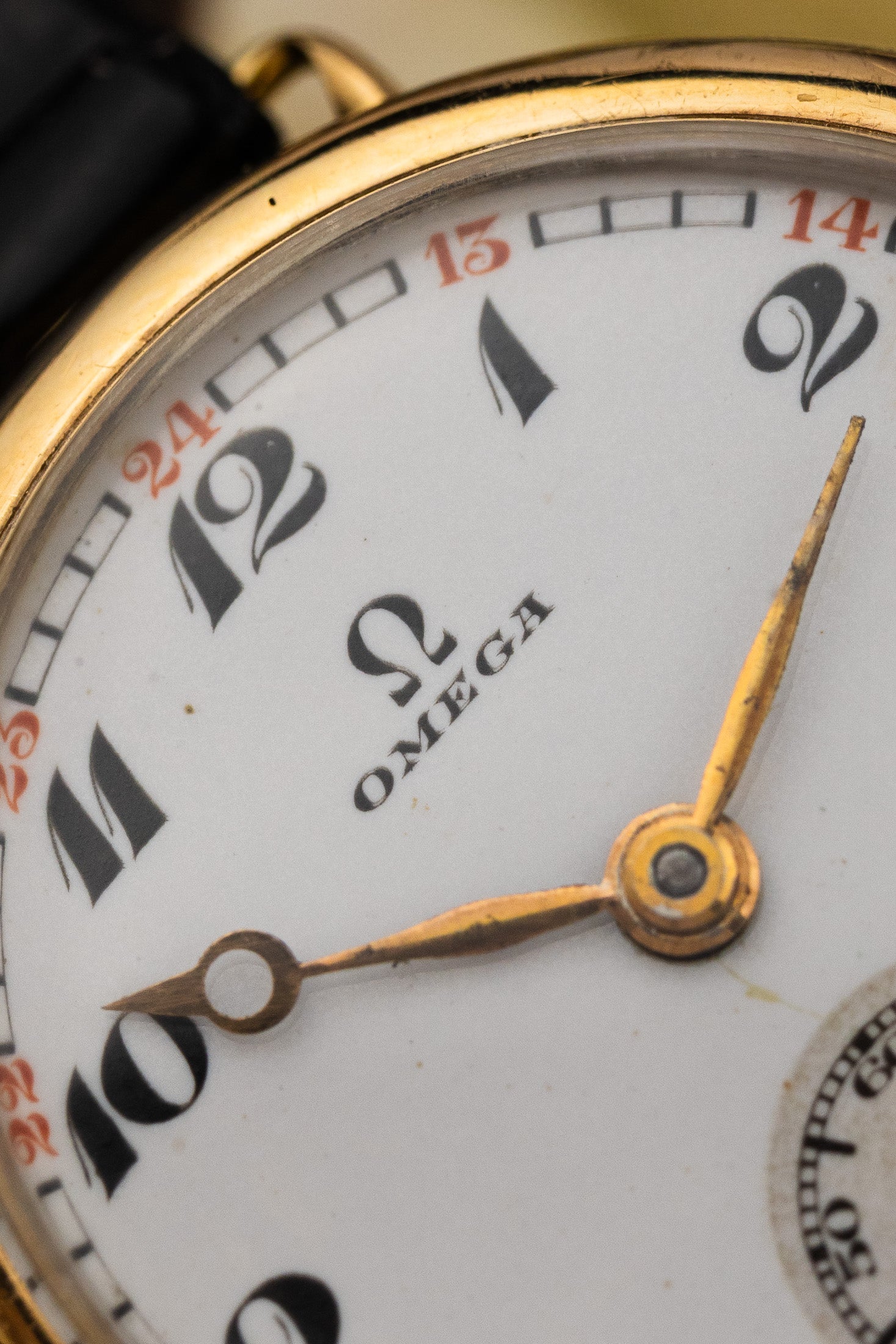 1923 14K Ladies Omega Trench Watch Serviced