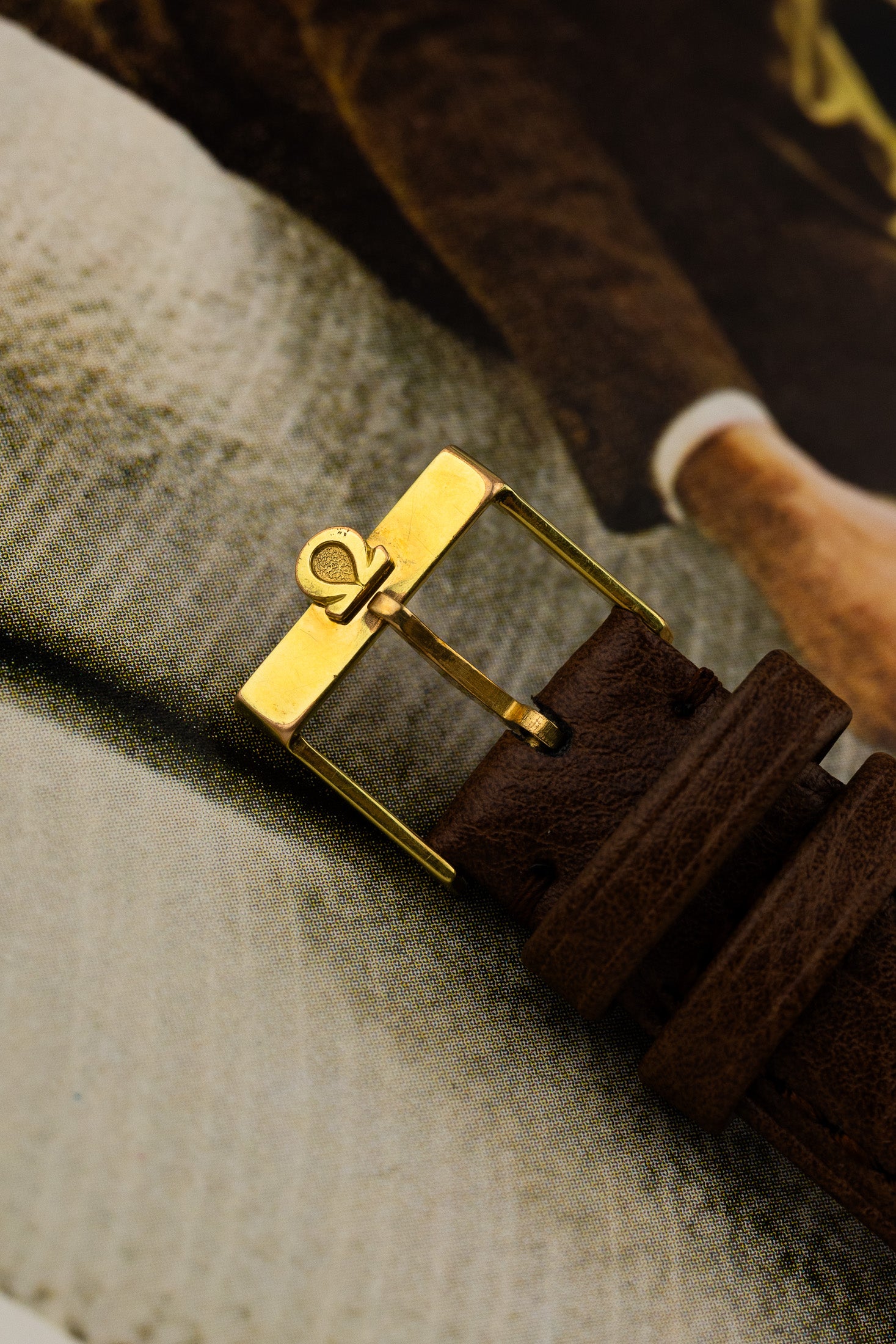 1968 Omega Geneve 132.00019 cal. 613 Grey Linen Dial