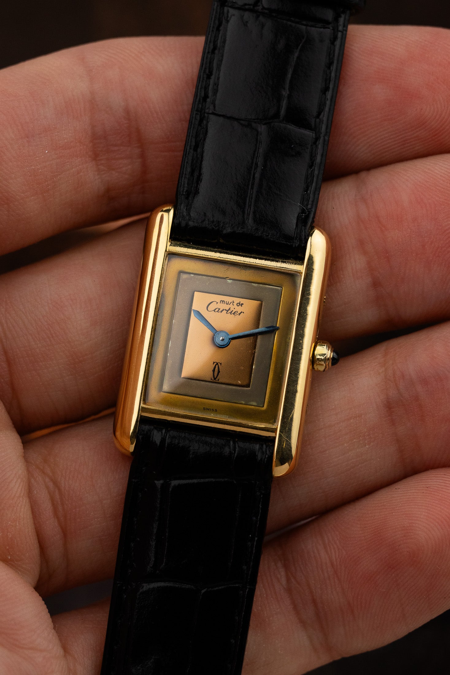 1990s Lady Must de Cartier Tank Trinity Dial 3 66001