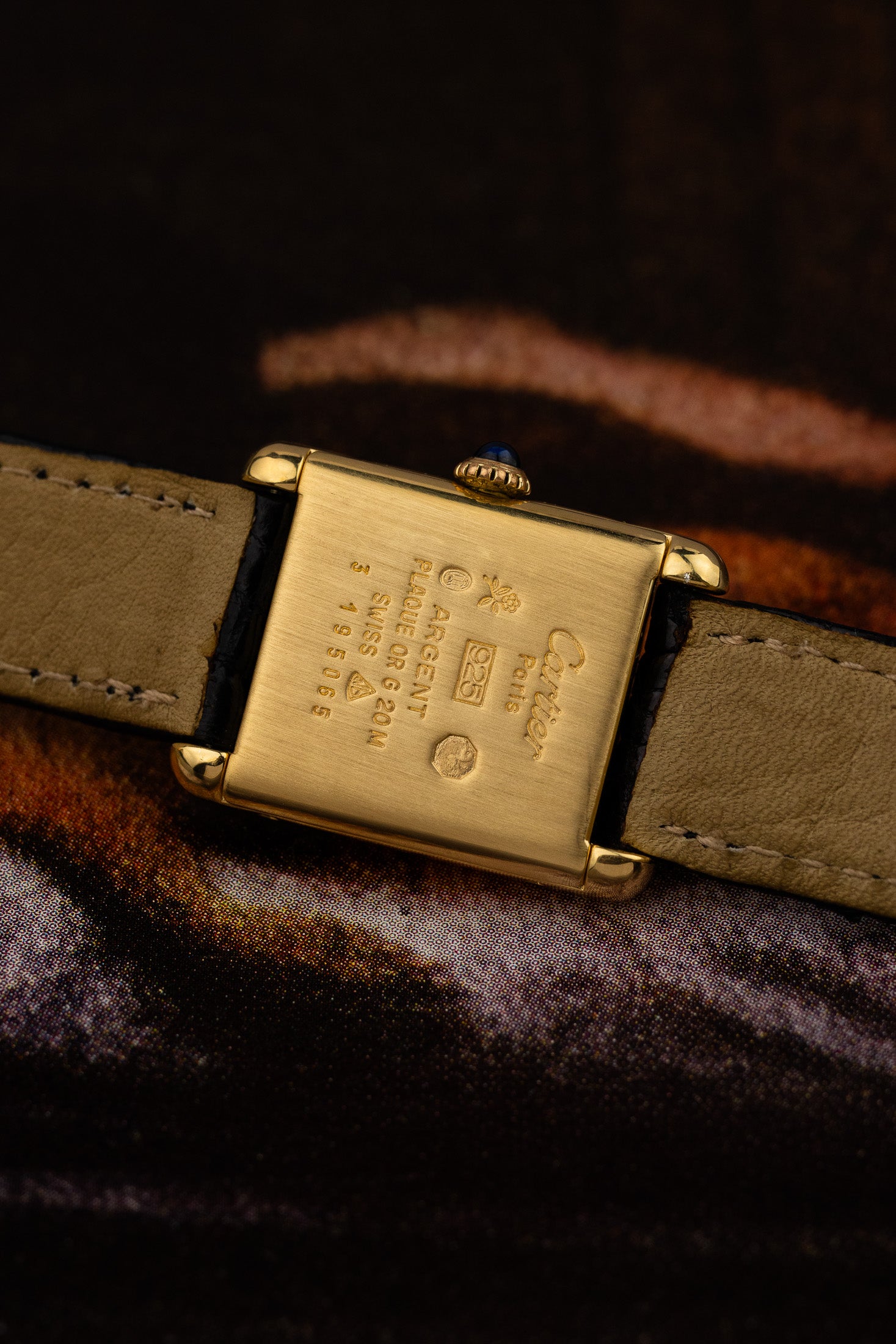 1980s Lady Must de Cartier Tank "Limoncello" Manual wind Serviced
