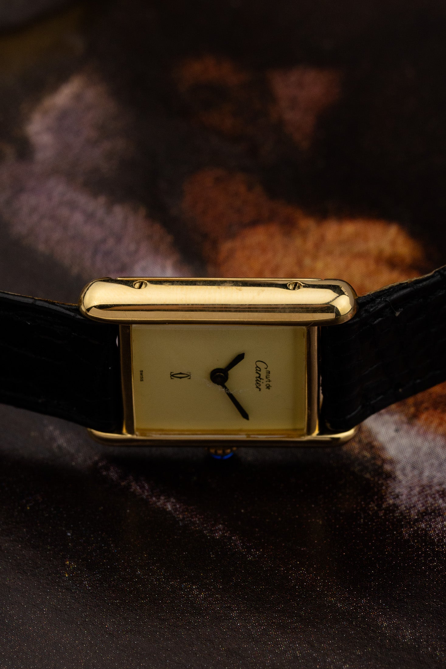 1980s Lady Must de Cartier Tank "Limoncello" Manual wind Serviced
