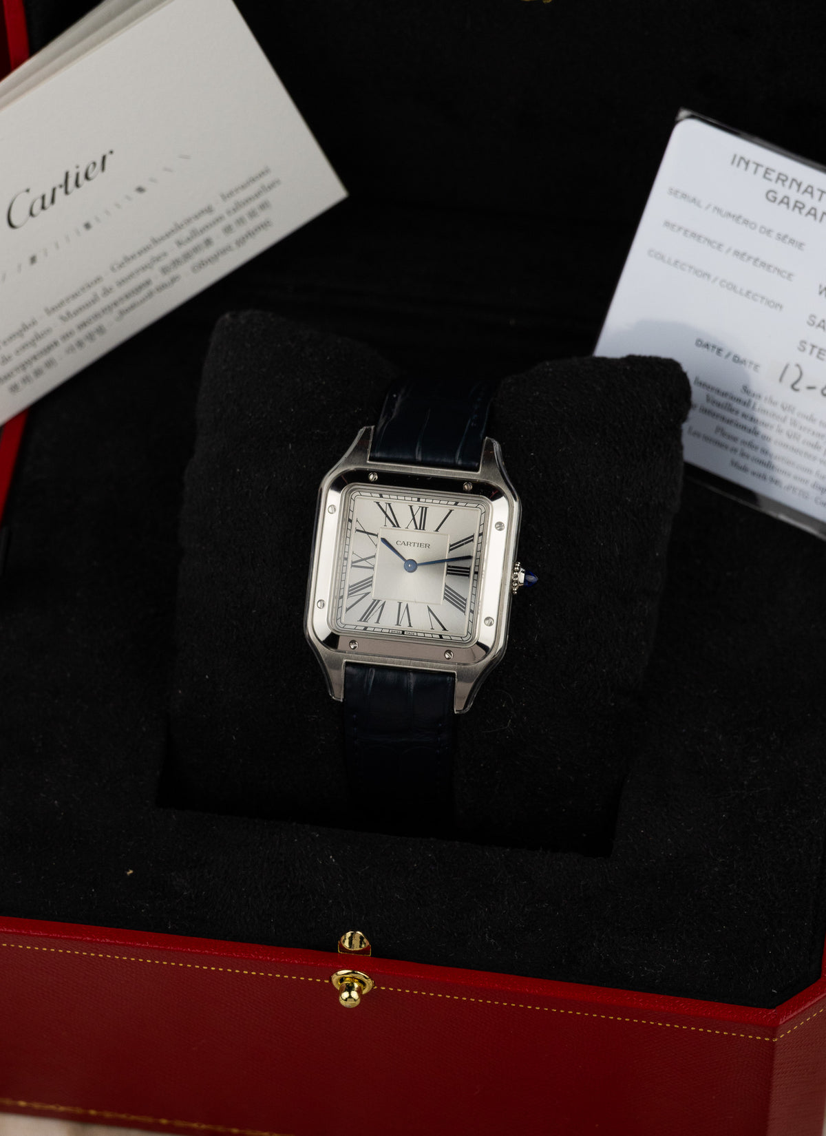 2025 Cartier Santos-Dumont LM WSSA0022/4240 Full Set NEW