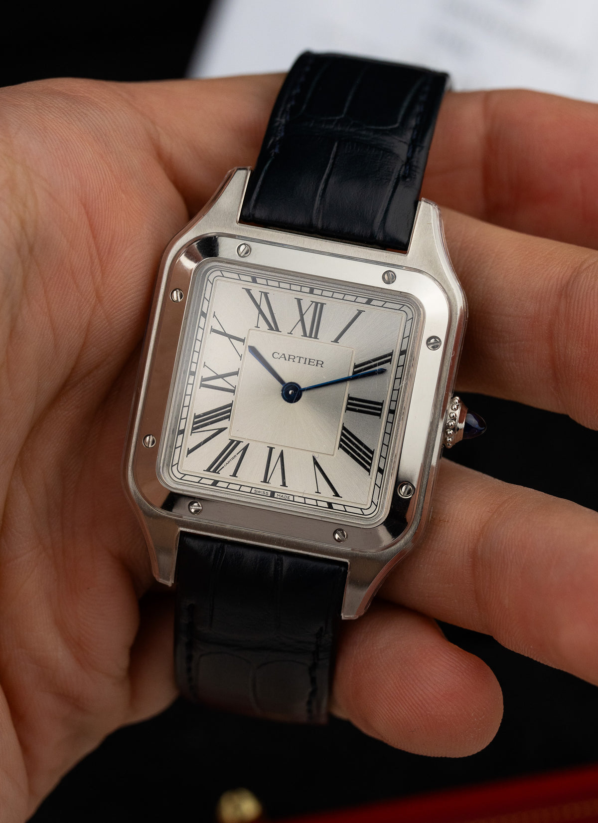 2025 Cartier Santos-Dumont LM WSSA0022/4240 Full Set NEW
