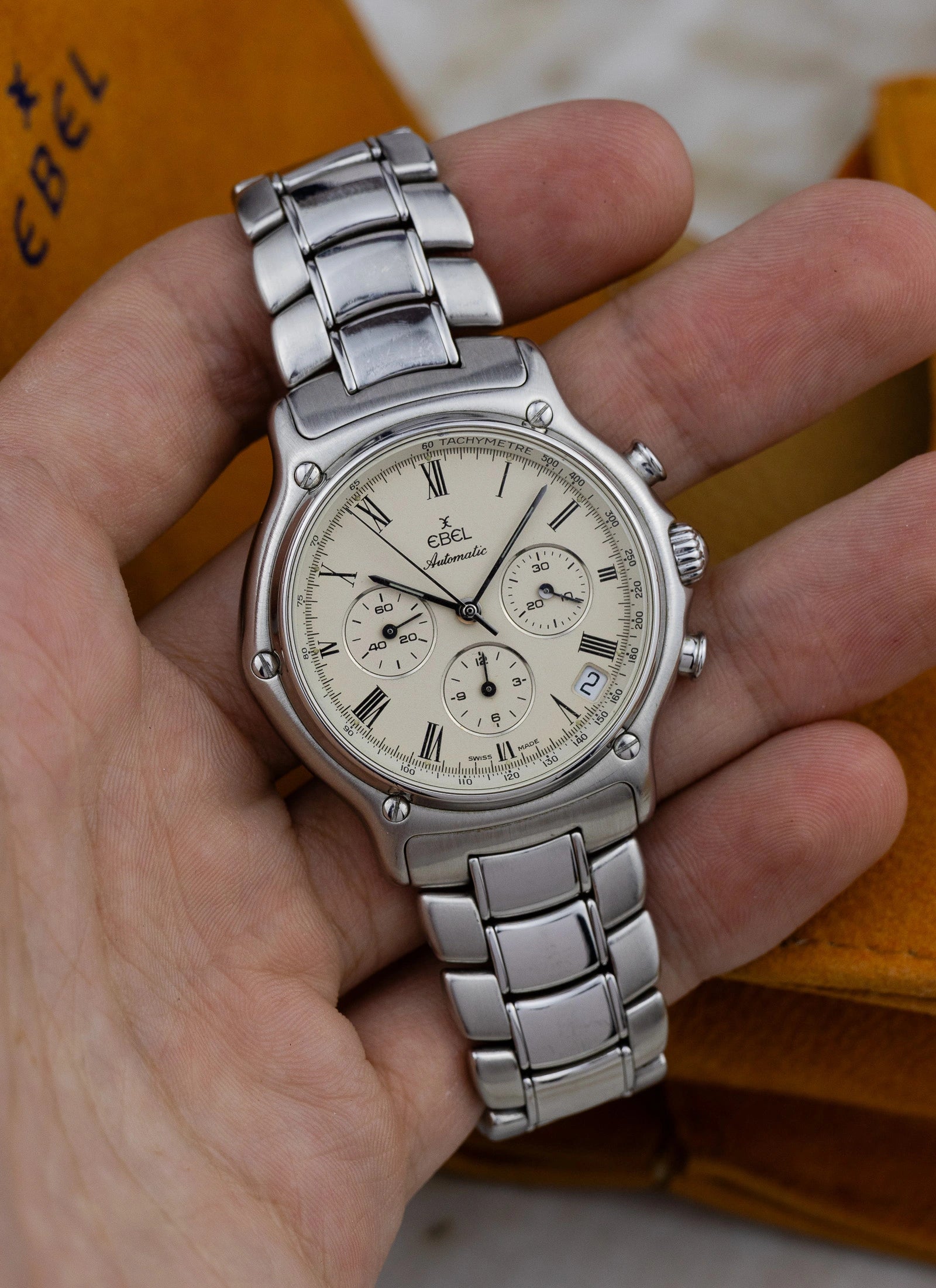 1990s Ebel 1911 Chronograph 9134901 Travel Box