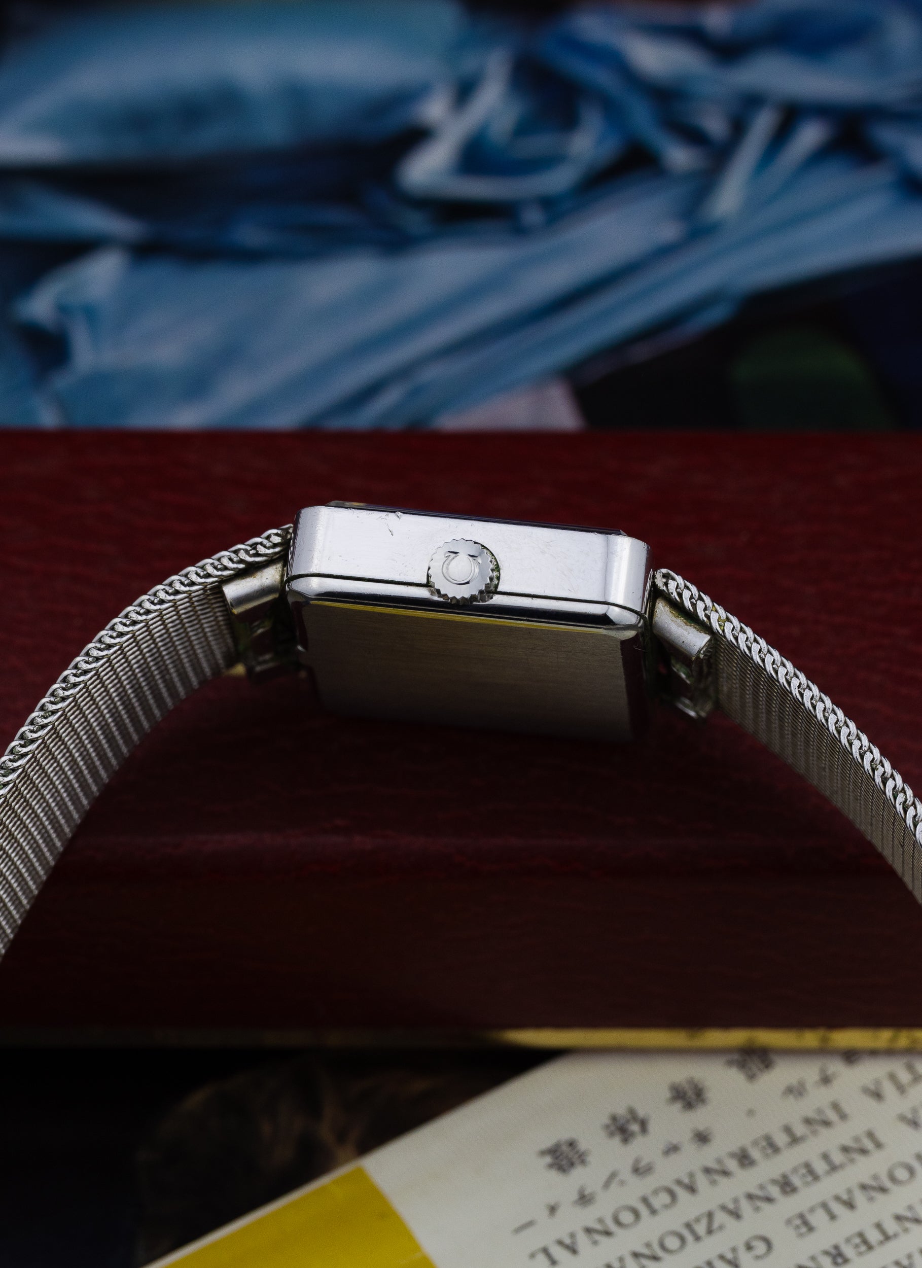 1974 Lady Omega De Ville Emerald Grima Navy Dial 511.444 cal. 625 Full Set