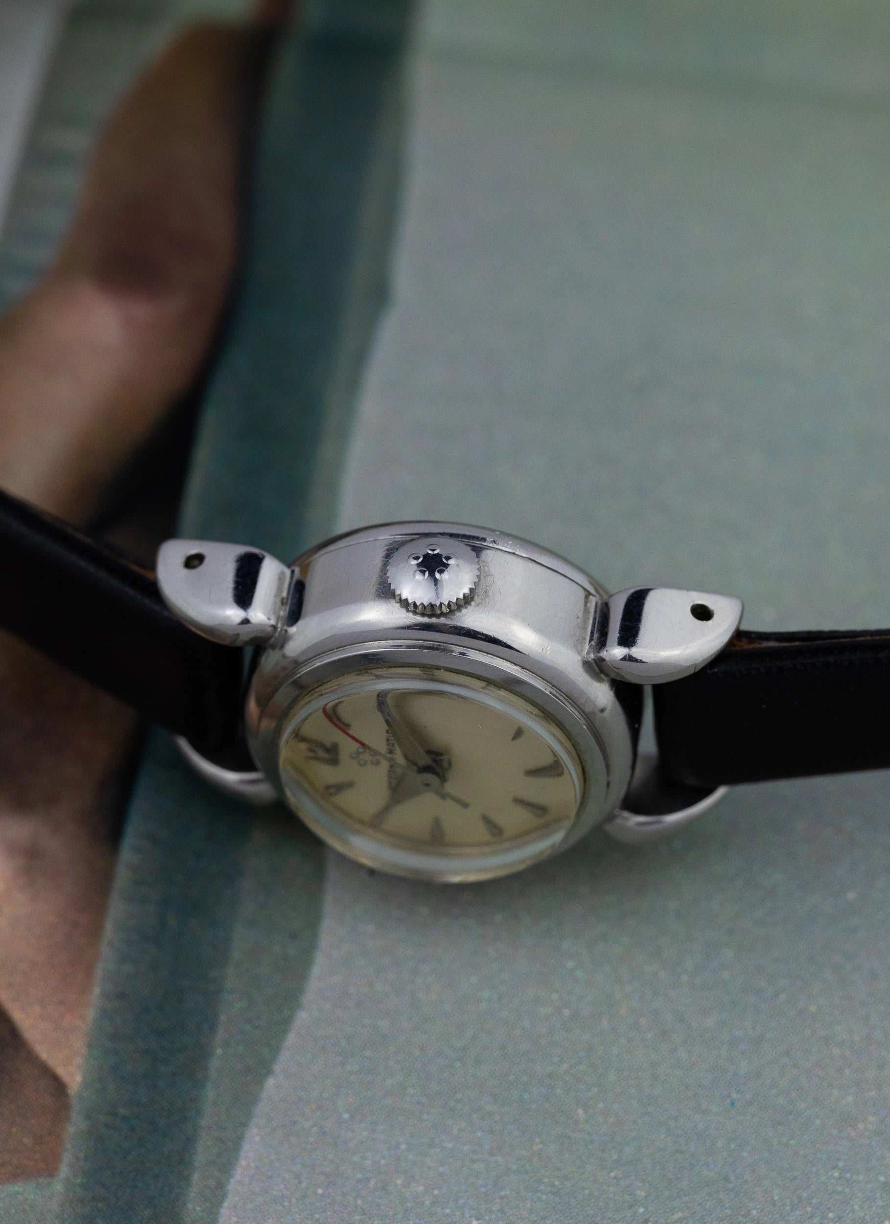 1952 Eterna Matic Lady Crab Lugs Cal. 1402U
