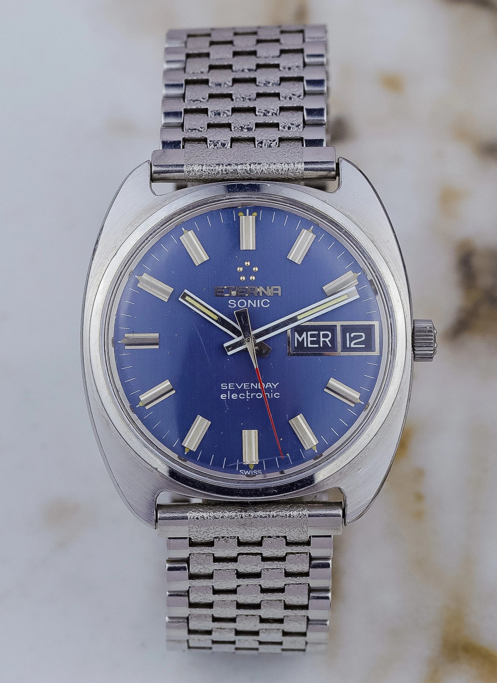 1970s Eterna Sonic Sevenday 148T cal. 1551