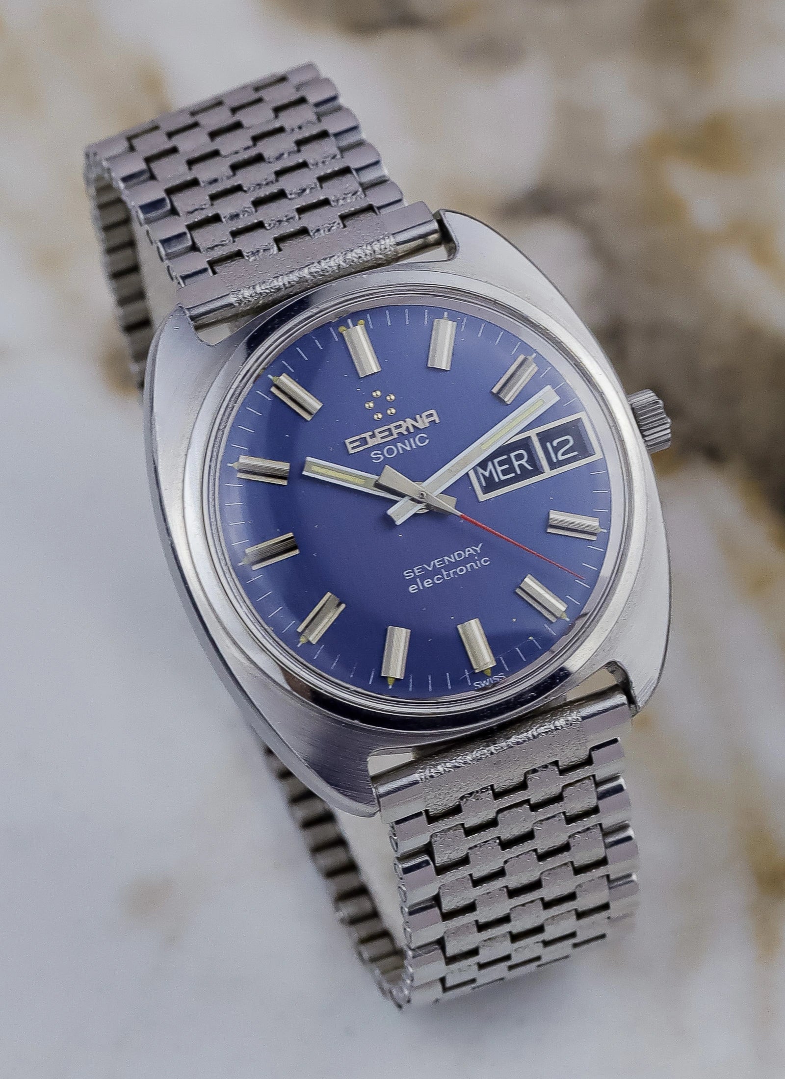 1970s Eterna Sonic Sevenday 148T cal. 1551